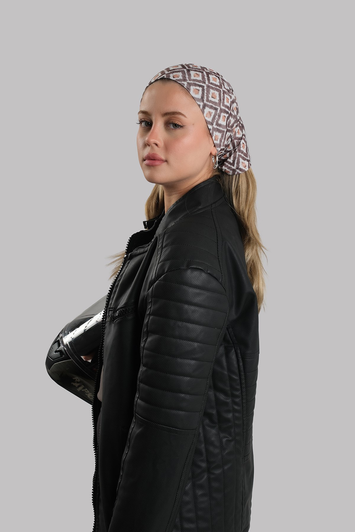 Kahve Pratik Hazır Geçmeli Buff Bandana Sandy Desenli Boru Bone 2417_14