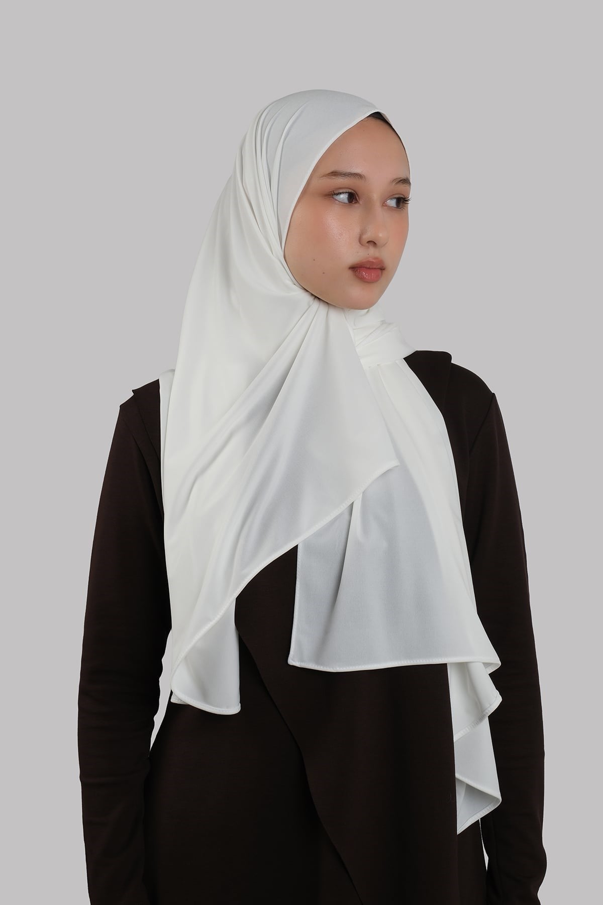 Krem Düz Klasik Şal Dikişli Premium Jersey Sade 202129_40