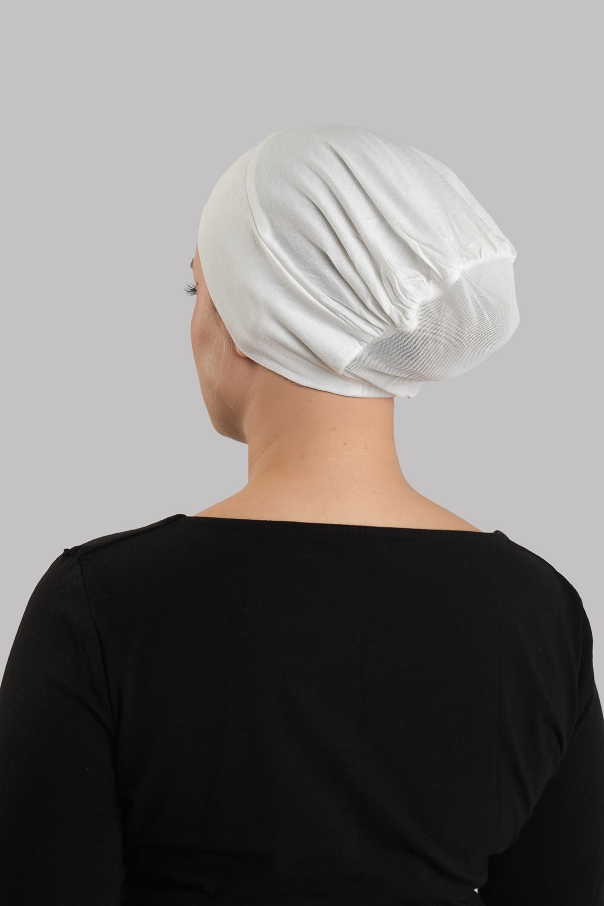 Krem Pratik Hazır Geçmeli İç Bone Viskon Fileli Nefes Alabilen 3014_40