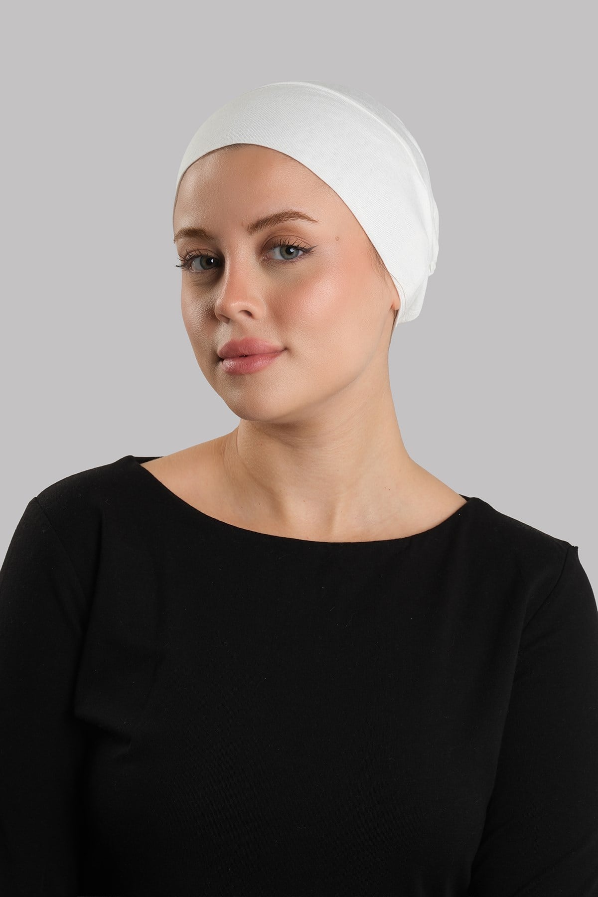 Krem Pratik Hazır Geçmeli İç Bone Viskon Fileli Nefes Alabilen 3014_40