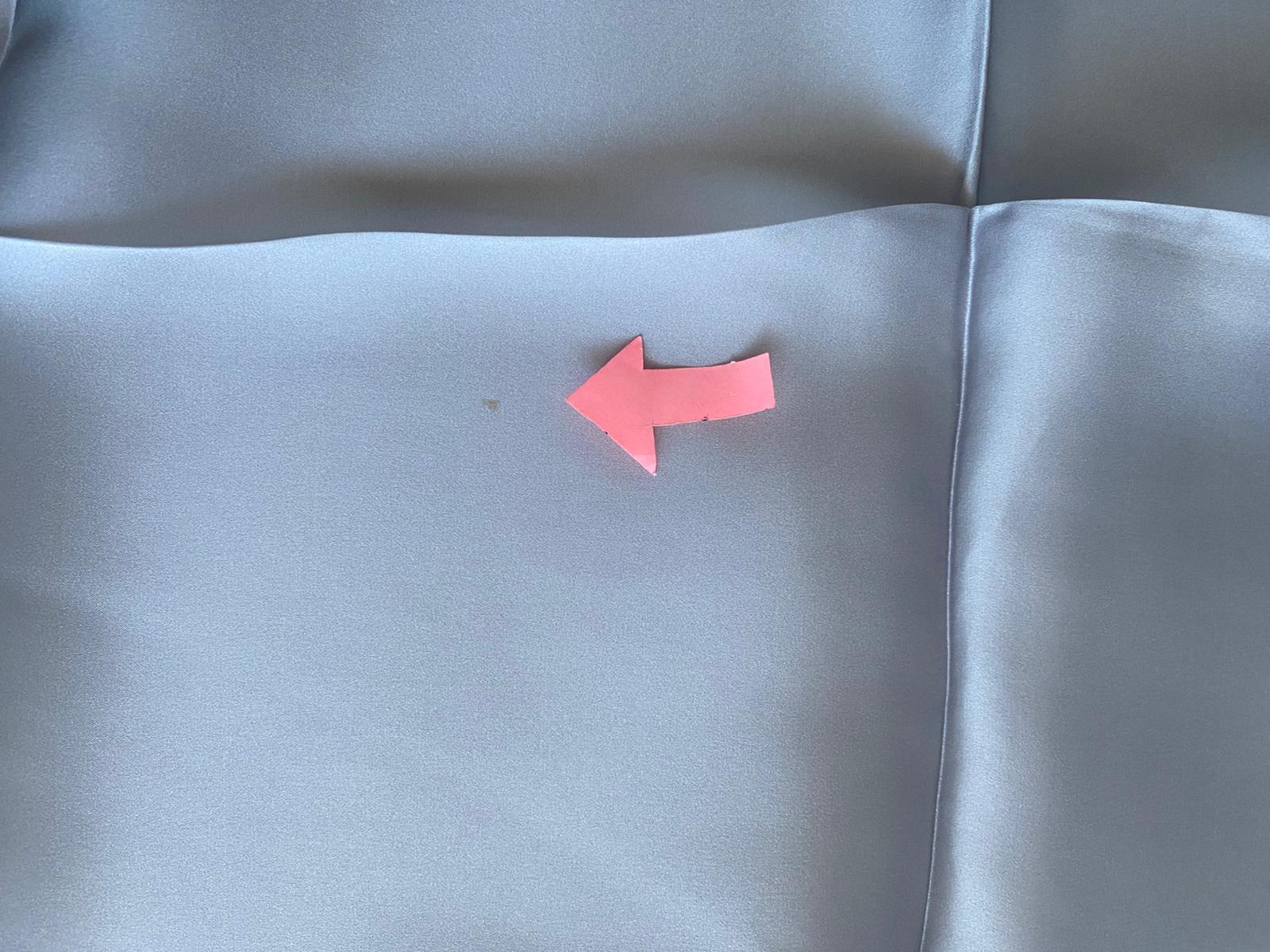 La Boutique Defolu Sura İpek Eşarp 48851 Açık Gri Düz Renk