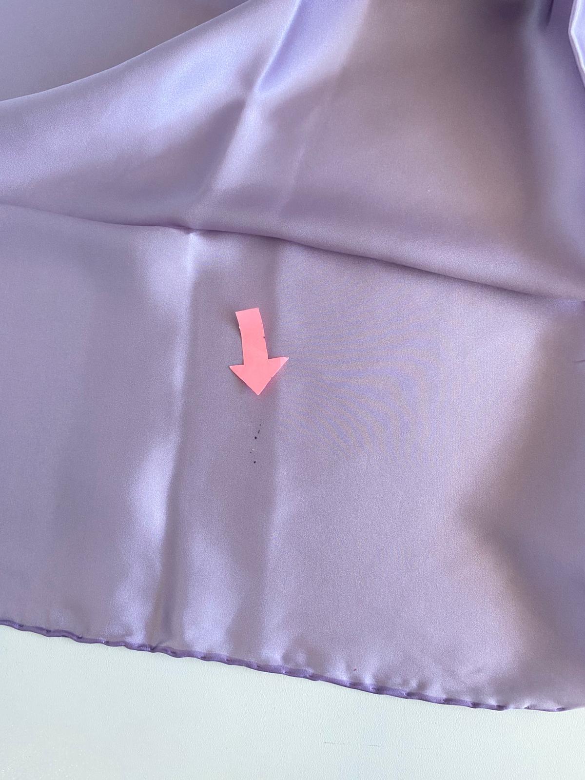 La Boutique Defolu Sura İpek Eşarp 48845 Lila Degrade Desen