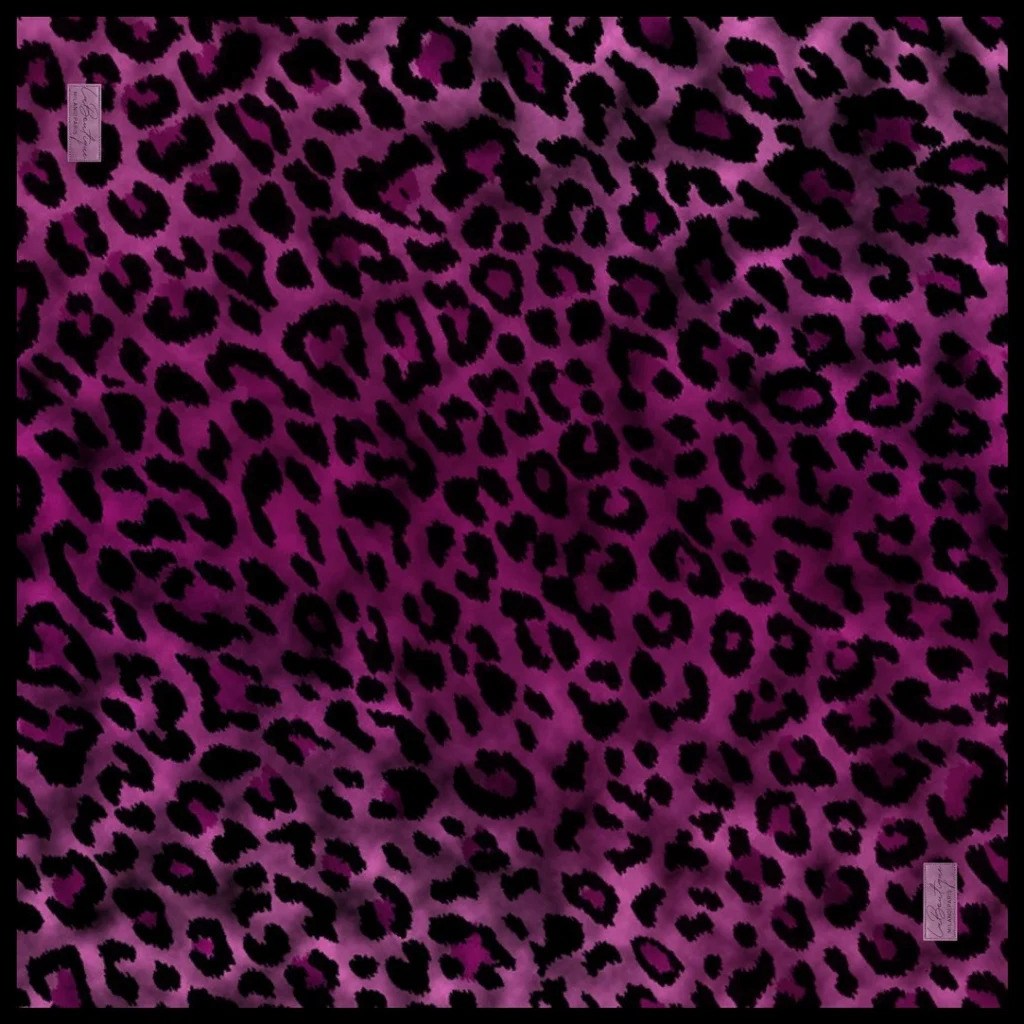 La Boutique Güz Eşarp 2464 06 Fuşya Leopar Desen