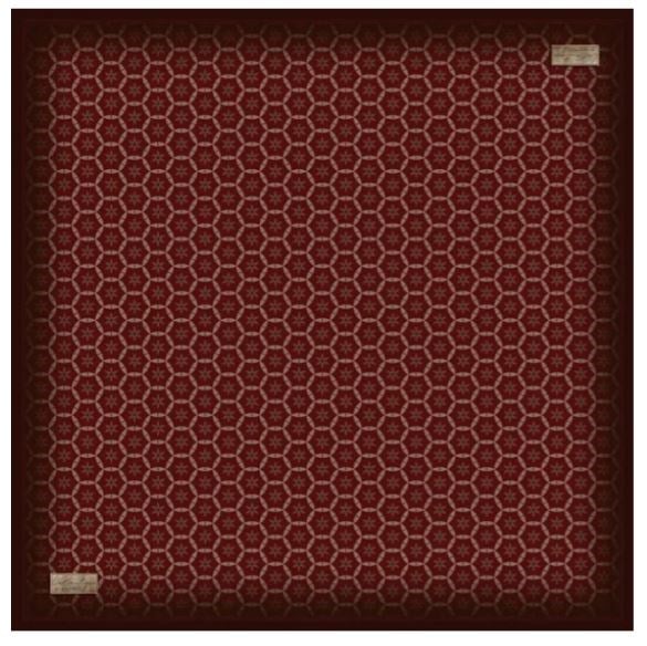 La Boutique Güz Eşarp 2860 012 Vişne Çürüğü Geometrik Desen