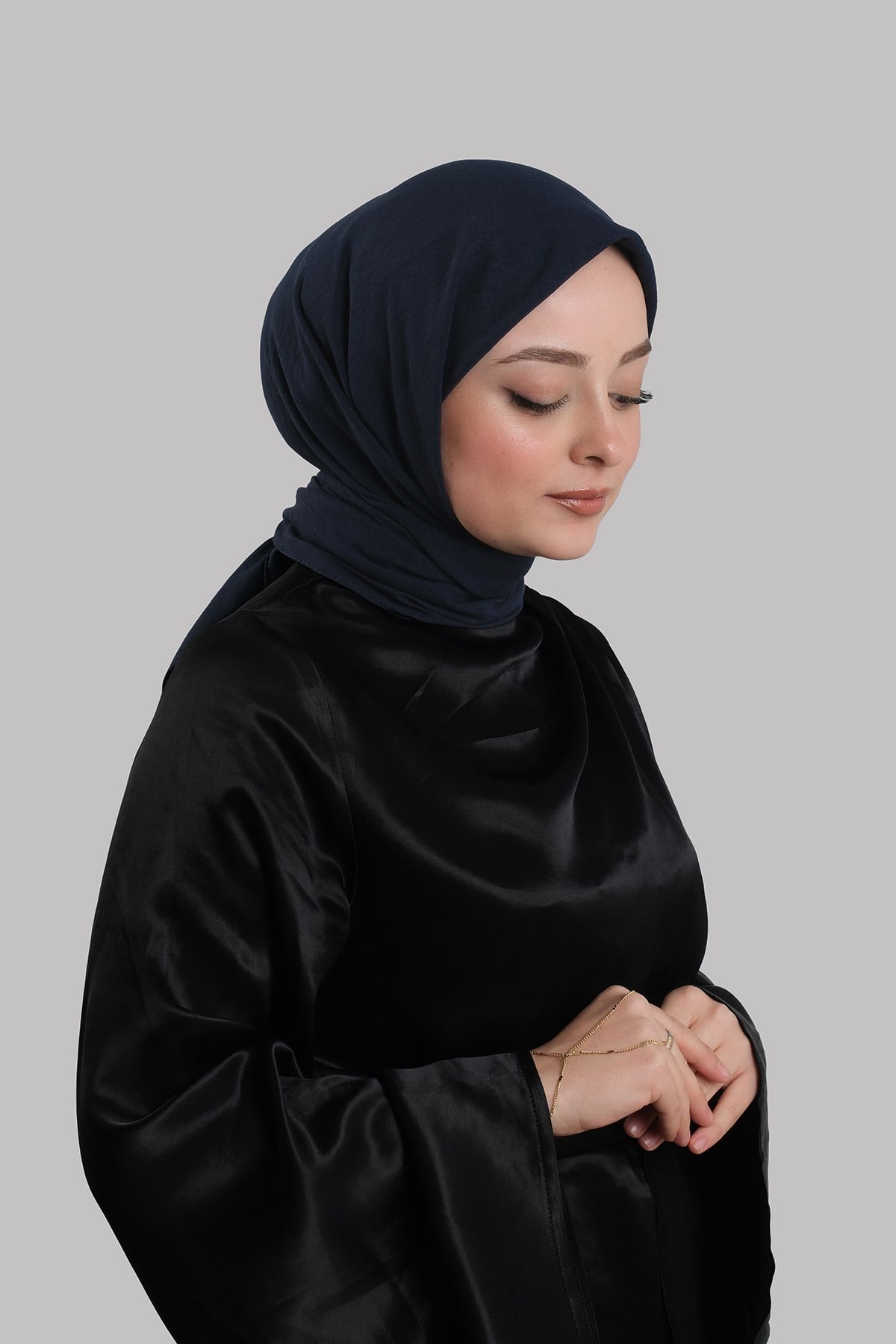 Laci Düz Klasik Eşarp İtalyan Dikişli Pamuk Caz Sade 202210_02