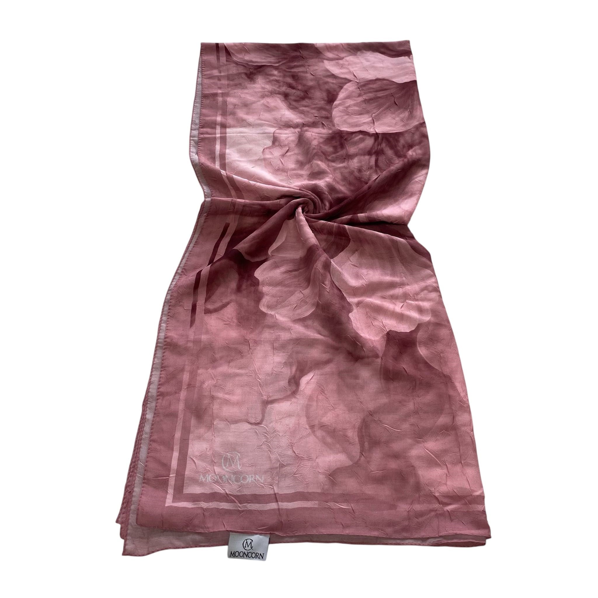 Mooncorn Batik Desen Şal Pembe 55121
