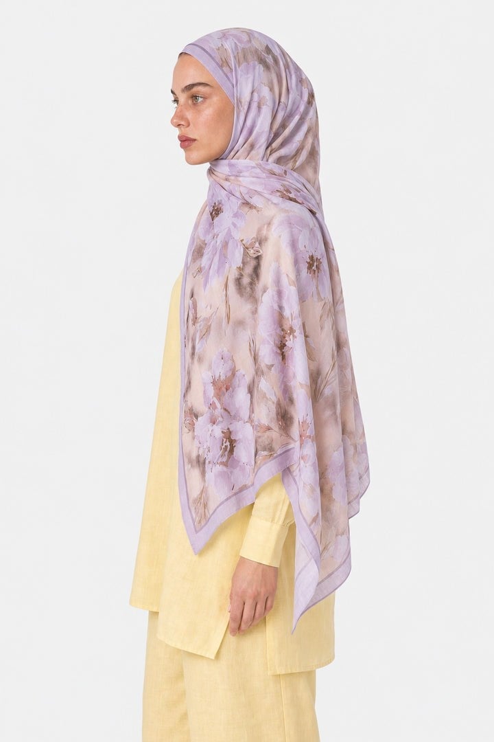 Moonncorn Serene Desen Leylak Neo Crash Şal