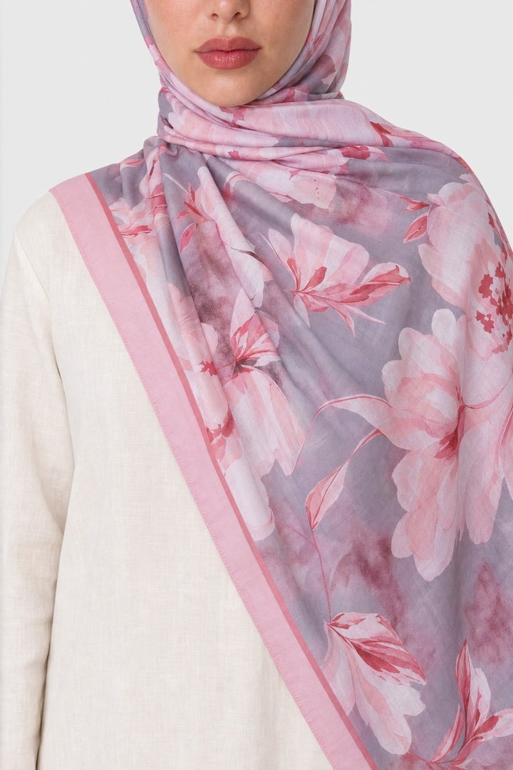 Moonncorn Serene Desen Pembe Neo Crash Şal