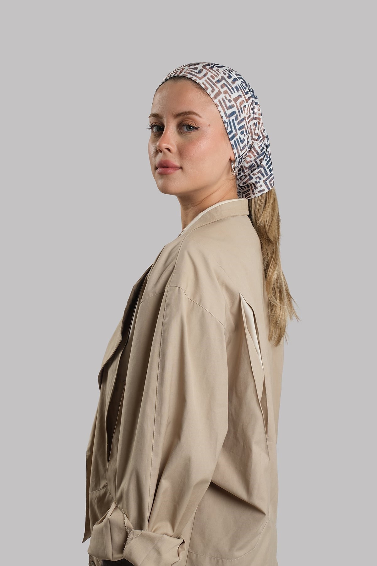 Petrol Mavisi Pratik Hazır Geçmeli Buff Bandana Sandy Desenli Boru Bone 2418_17