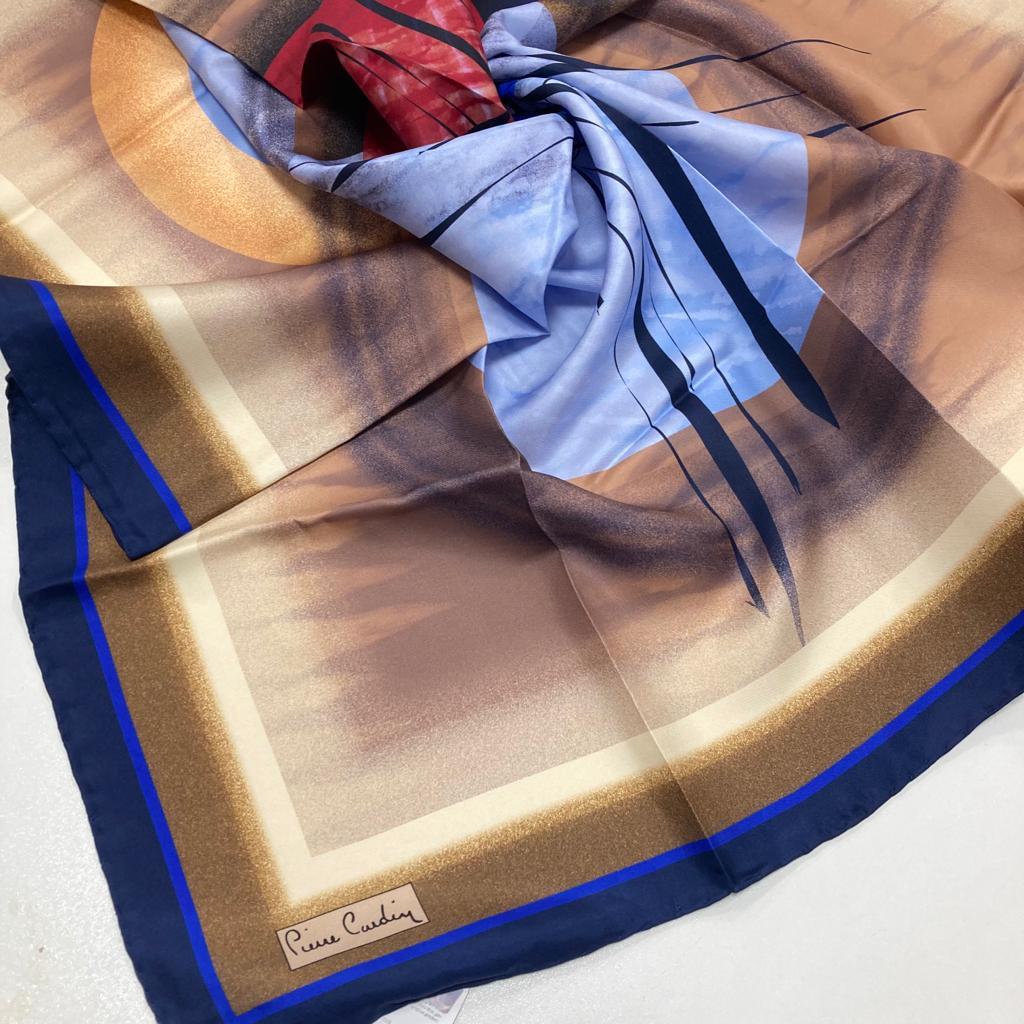 Pierre Cardin Batik Desen Tivil İpek Eşarp 8260438-921