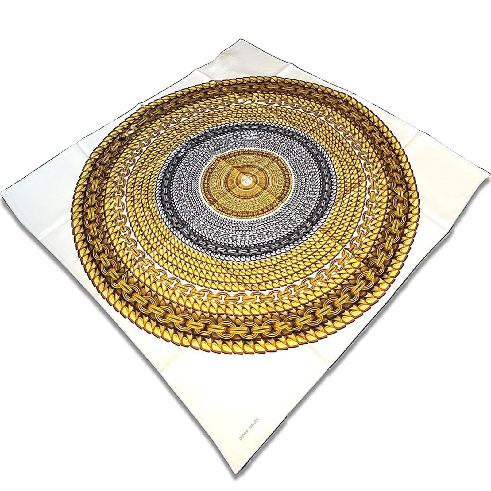 Pierre Cardin Gold Gümüş Karma Desen Tivil İpek Eşarp 8817438-915