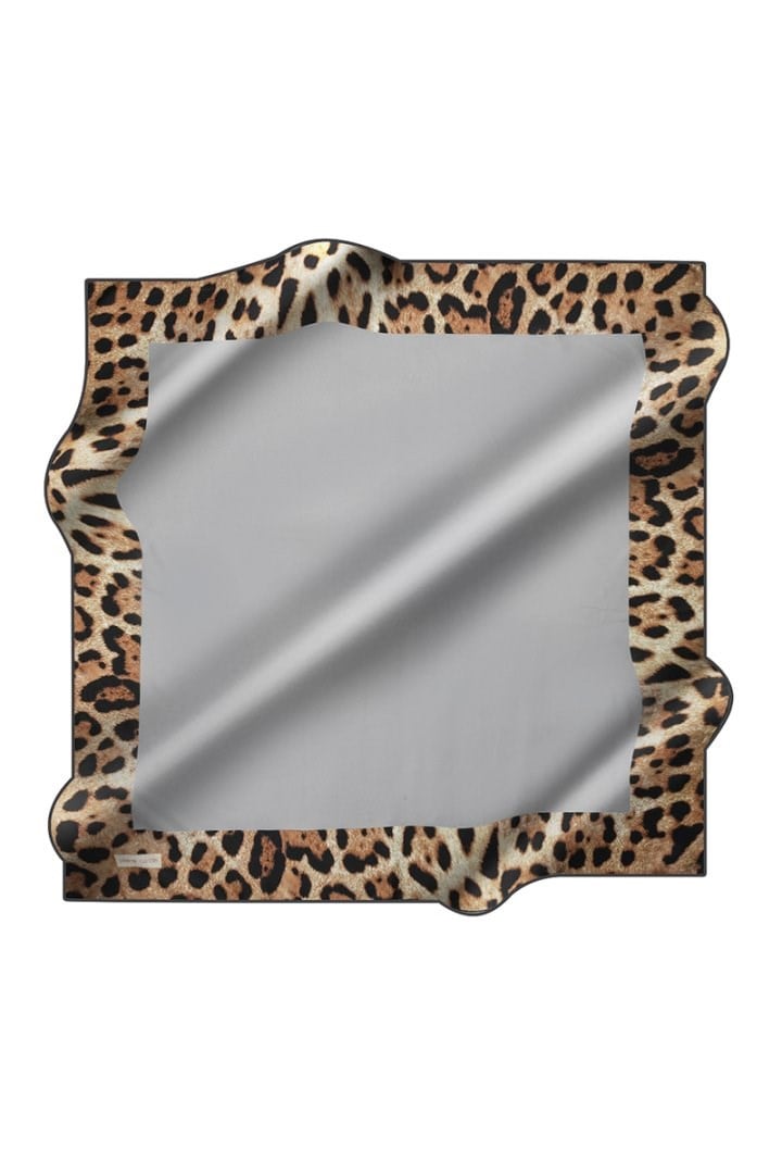 Pierre Cardin Sura İpek Eşarp 8788230 371 Gri Leopar Desen