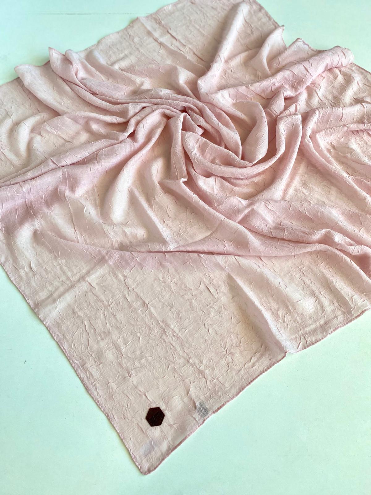Shawl Secret Dört Mevsim Bambu Kraş Eşarp Açık Pembe - 49336