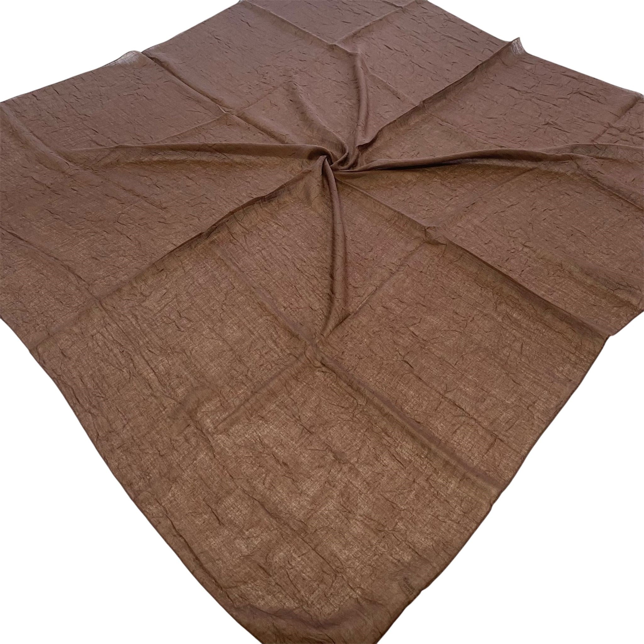 Shawl Secret Yazlık Kraş Eşarp Acı Kahve 55091