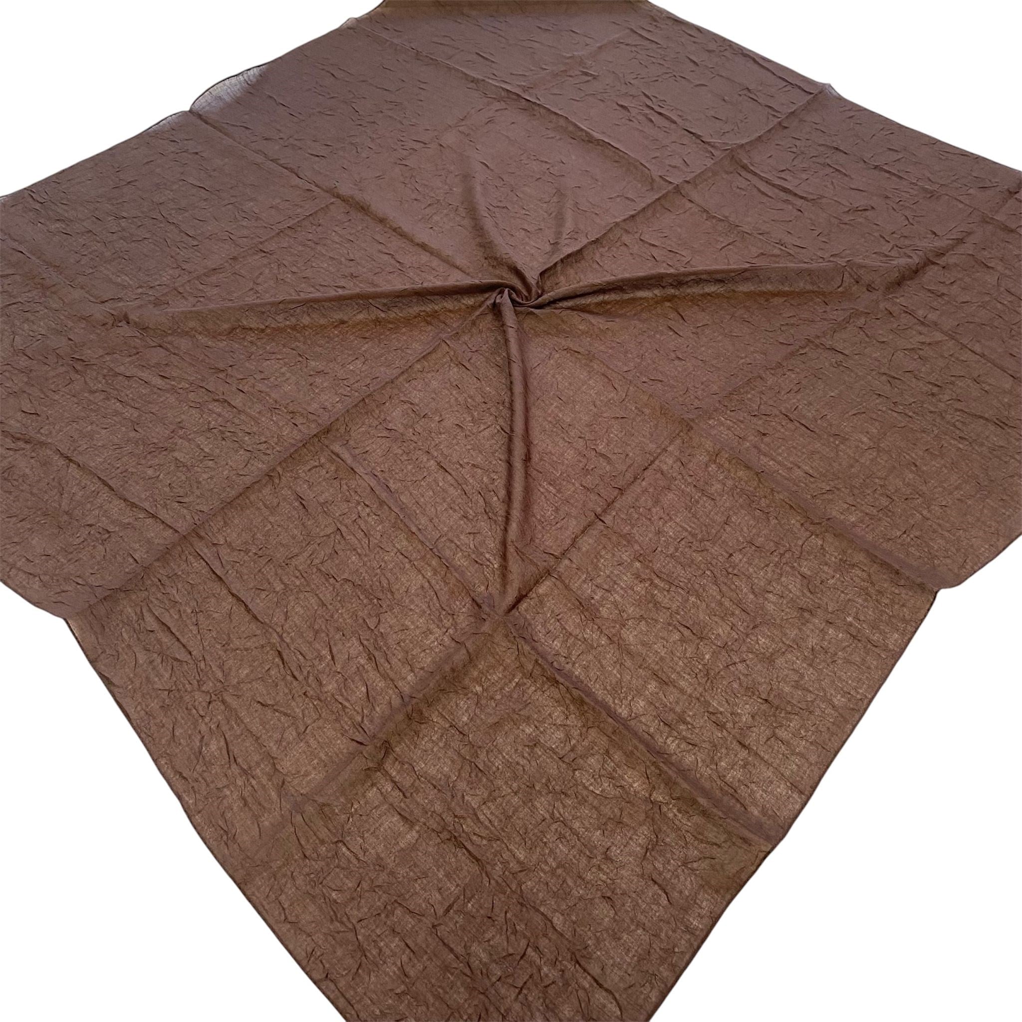 Shawl Secret Yazlık Kraş Eşarp Acı Kahve 55070