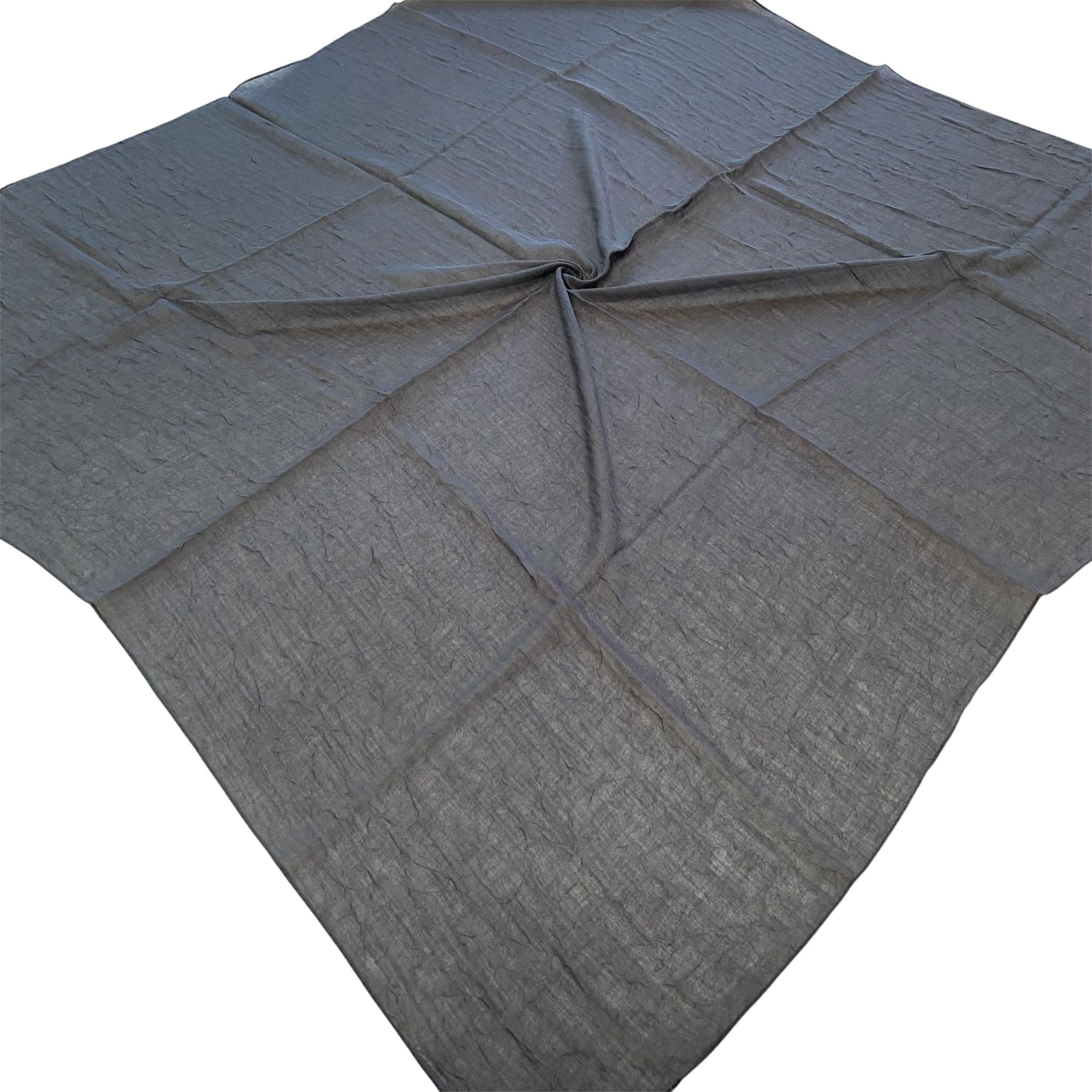 Shawl Secret Yazlık Kraş Eşarp Füme 55067