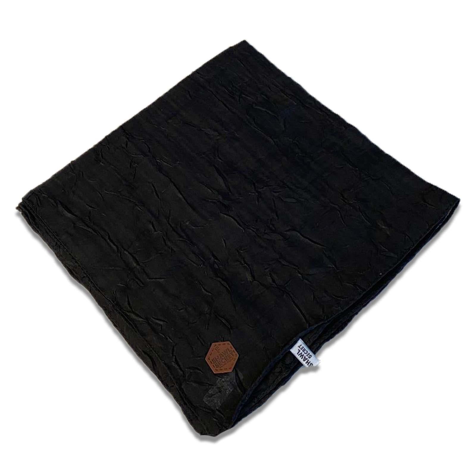 Shawl Secret Yazlık Kraş Eşarp Siyah - 32079