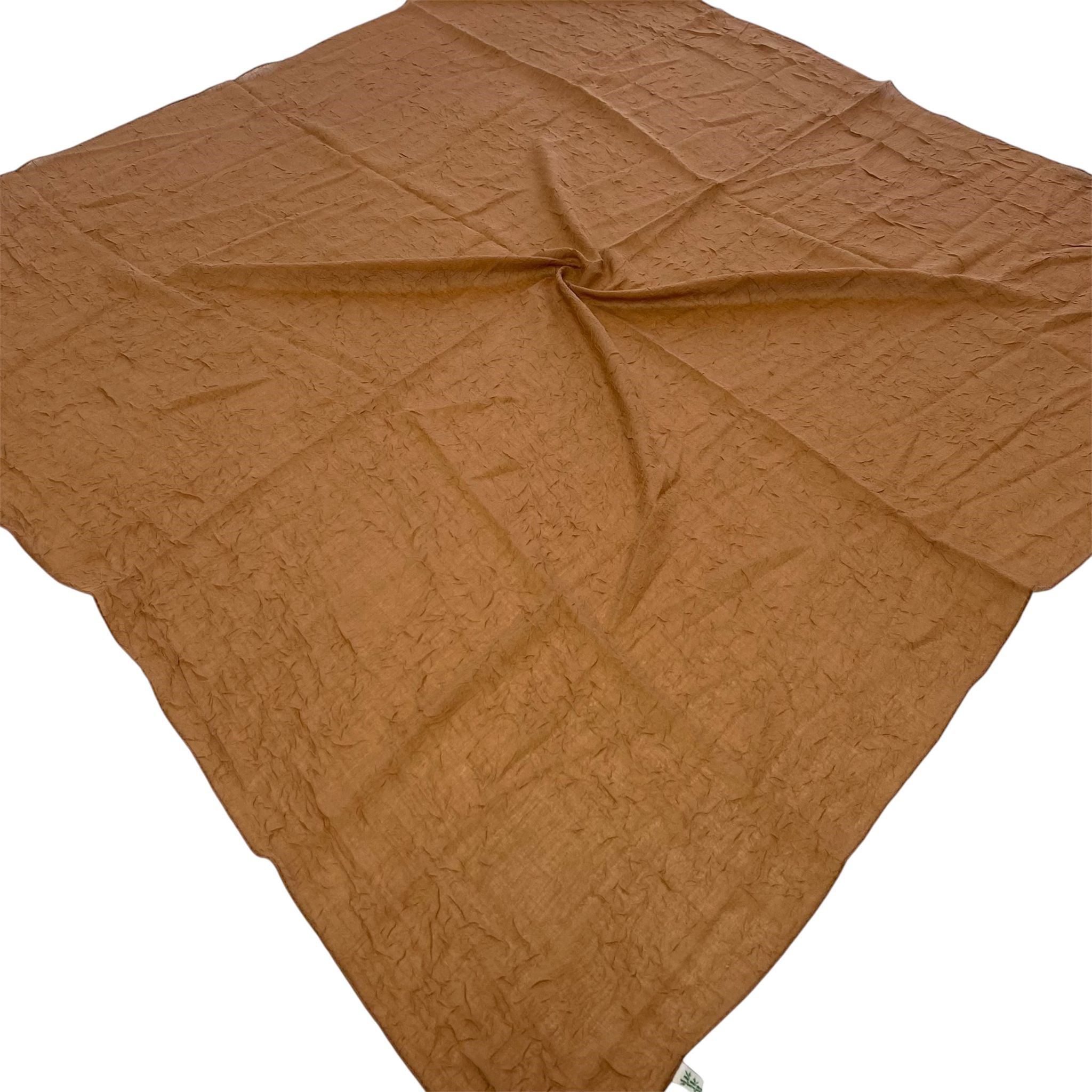 Shawl Secret Yazlık Kraş Eşarp Taba 55063