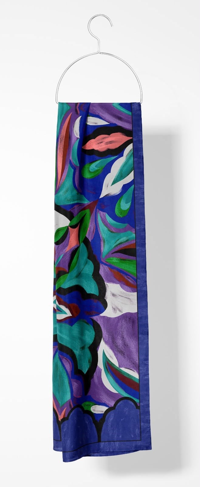 Silk Home Mayda Şal IST 81001  - 10 Morcivert Soyut Desen