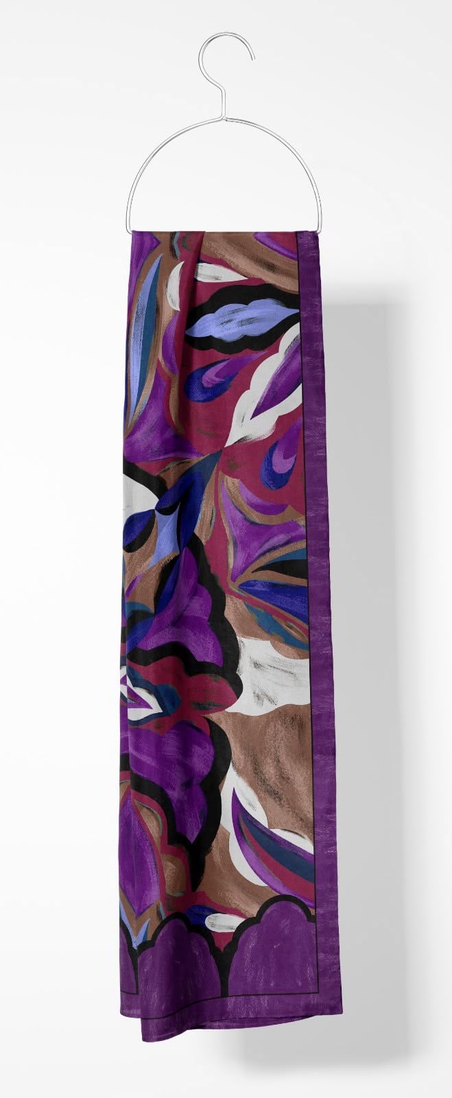 Silk Home Mayda Şal IST 81001  - 2 Mor  Soyut Desen