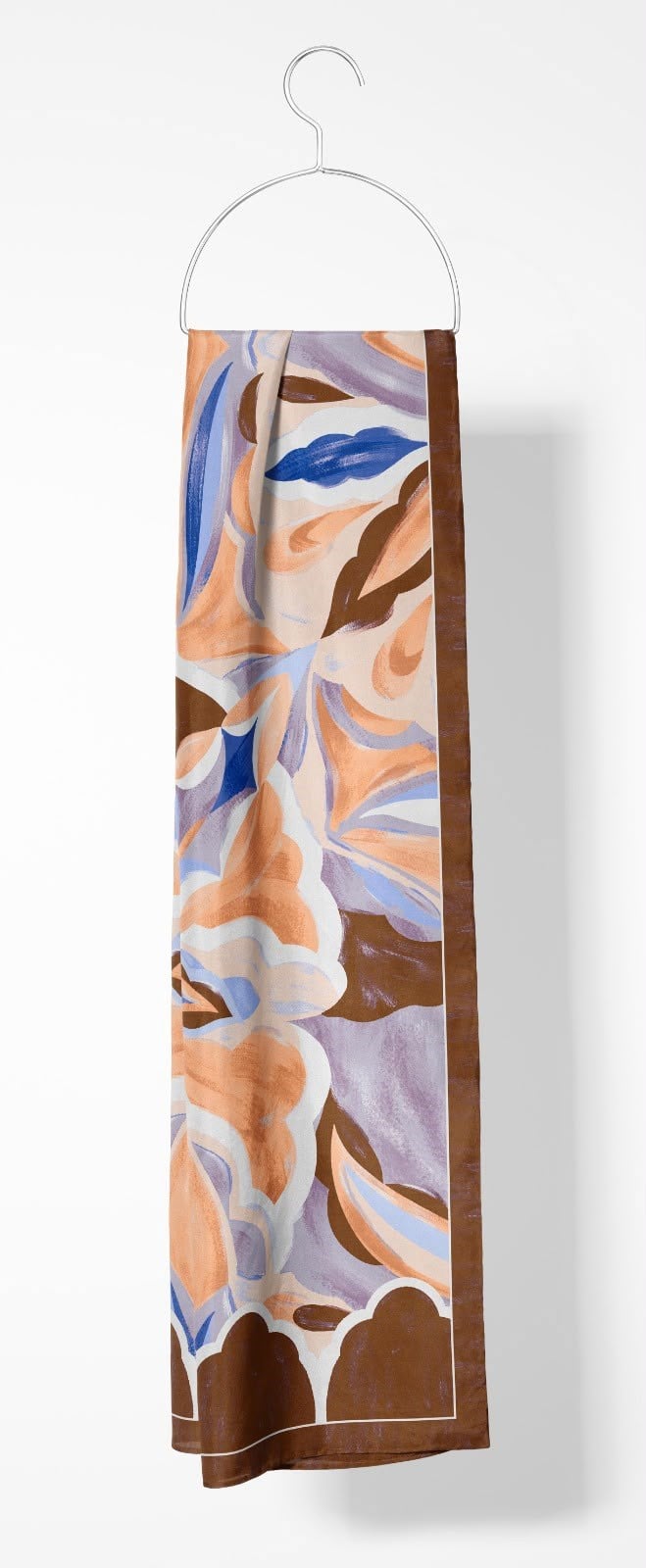 Silk Home Mayda Şal IST 81001  - 6 Taba Soyut Desen