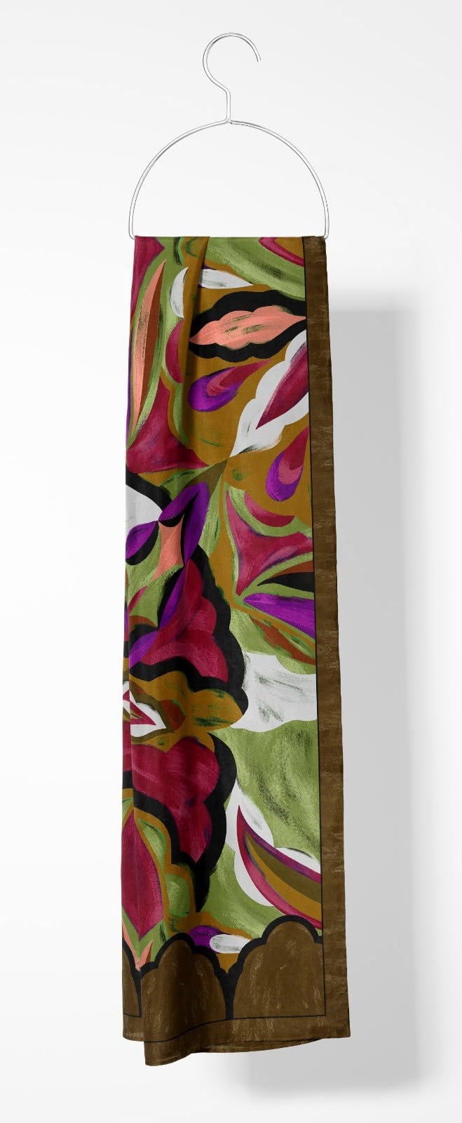 Silk Home Mayda Şal IST 81001  - 7 Lila Soyut Desen