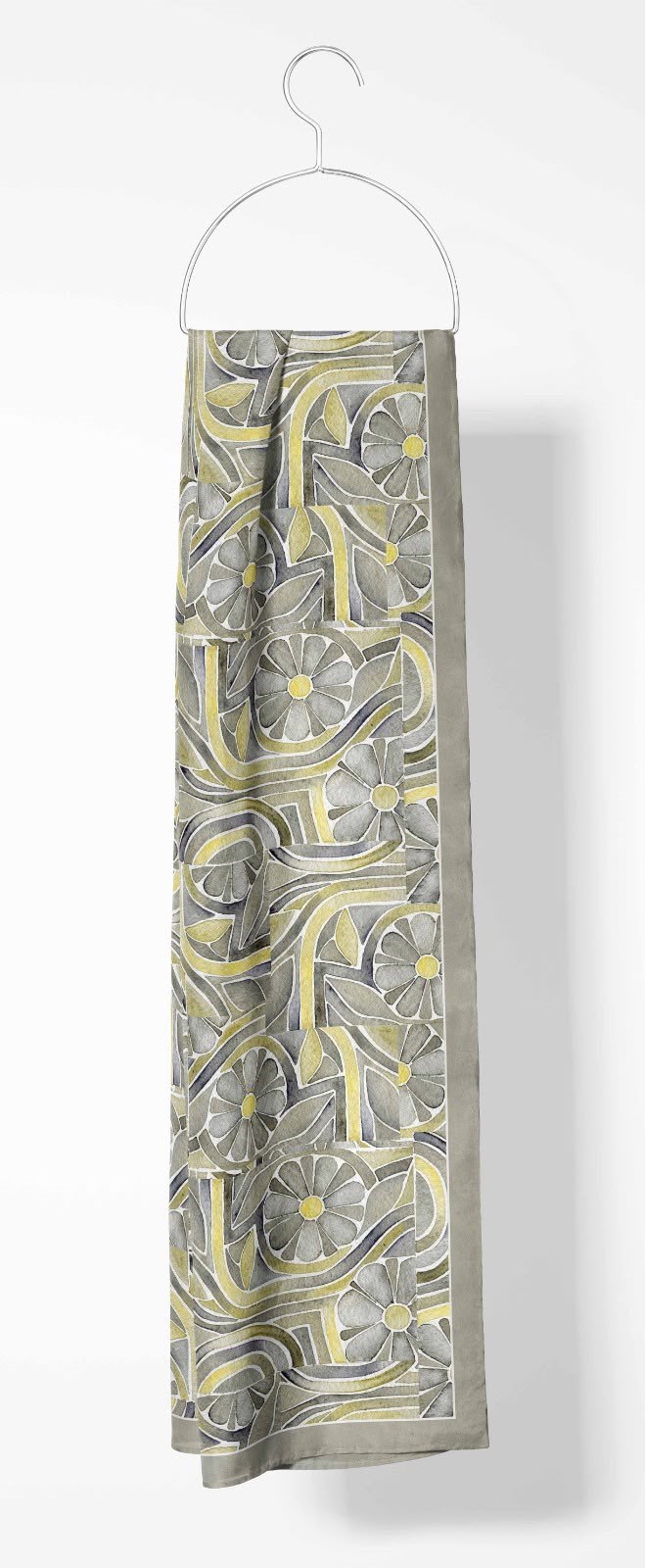 Silk Home Mayda Şal IST 81002 - 1 Çağla Yeşil Soyut Desen