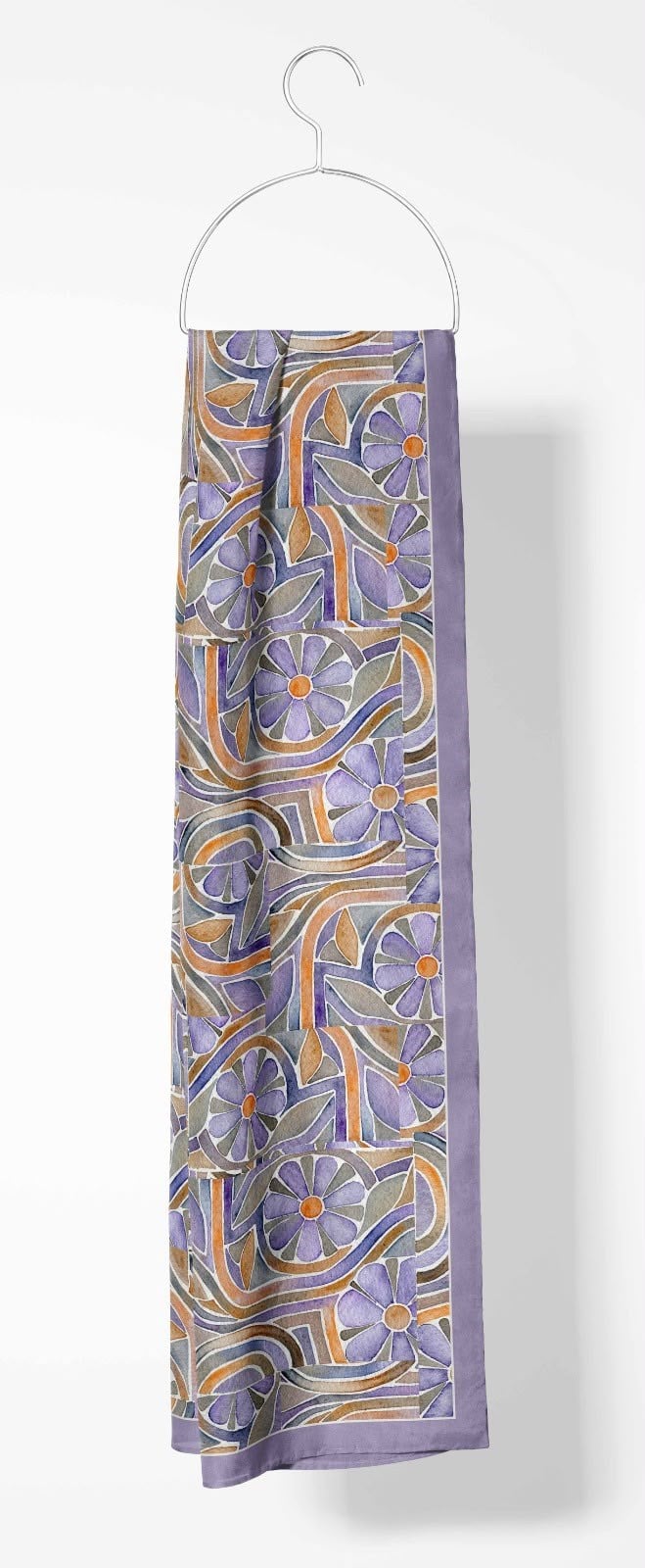 Silk Home Mayda Şal IST 81002 - 5 Leylak Soyut Desen