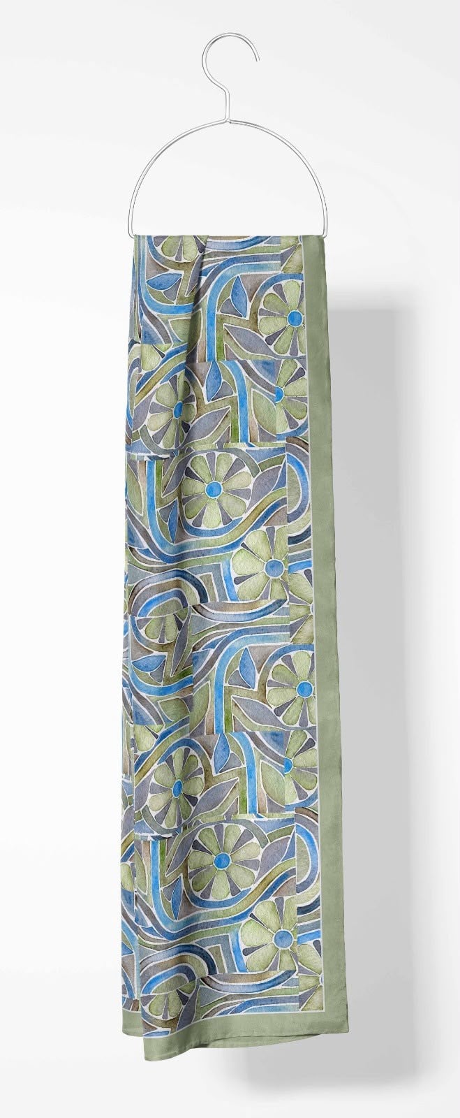 Silk Home Mayda Şal IST 81002 - 8 Soft Yeşil Soyut Desen