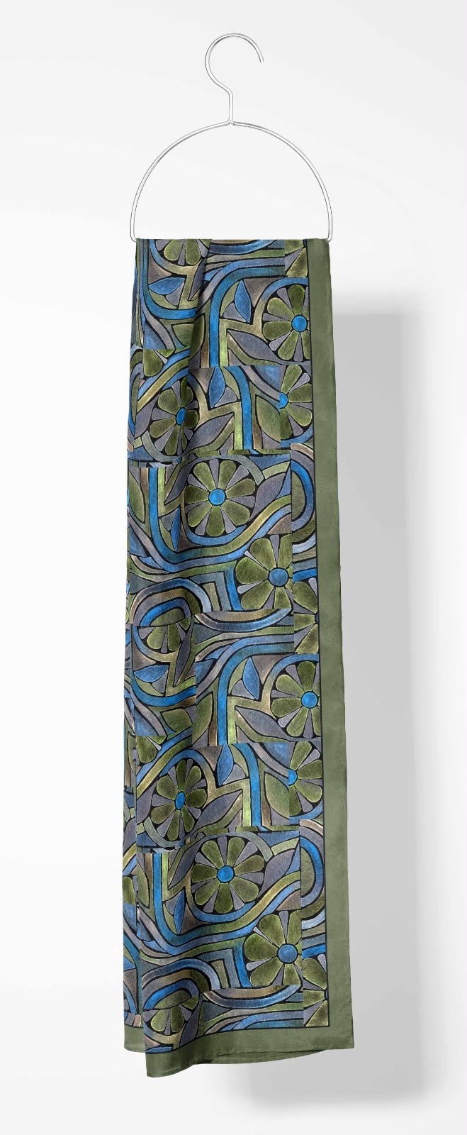 Silk Home Mayda Şal IST 81002 - 9 Haki Yeşil Soyut Desen