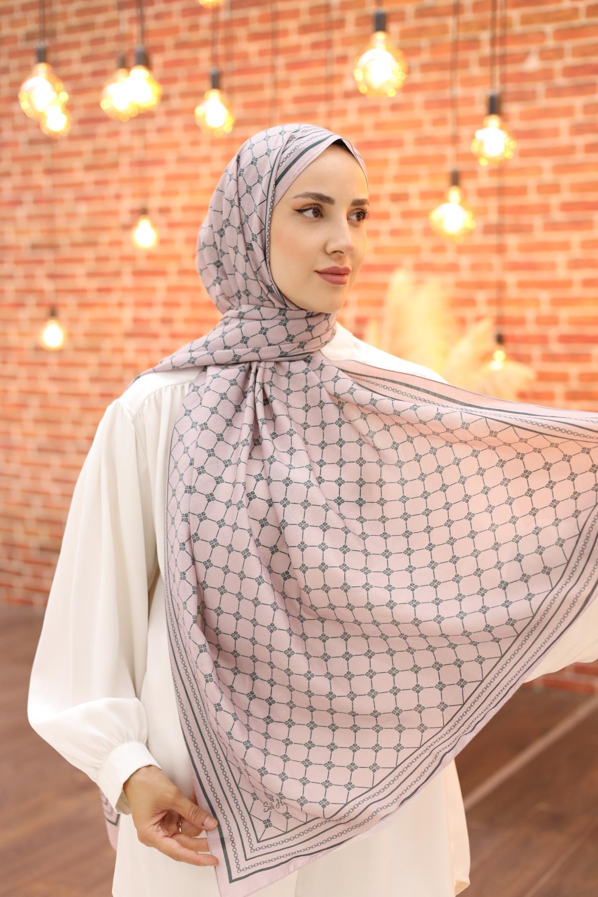 Silk Home Olinda Şal 49005-27 Gül Kurusu, Antrasit