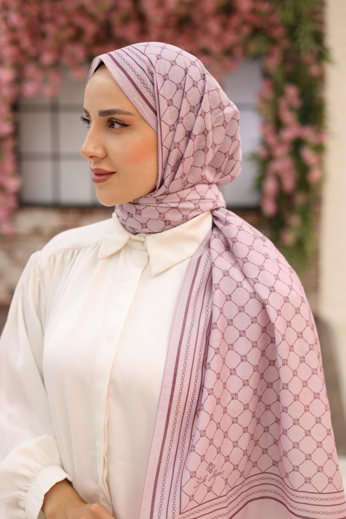 Silk Home Olinda Şal 49005-29 Gül Kurusu, Koyu Gül Kurusu