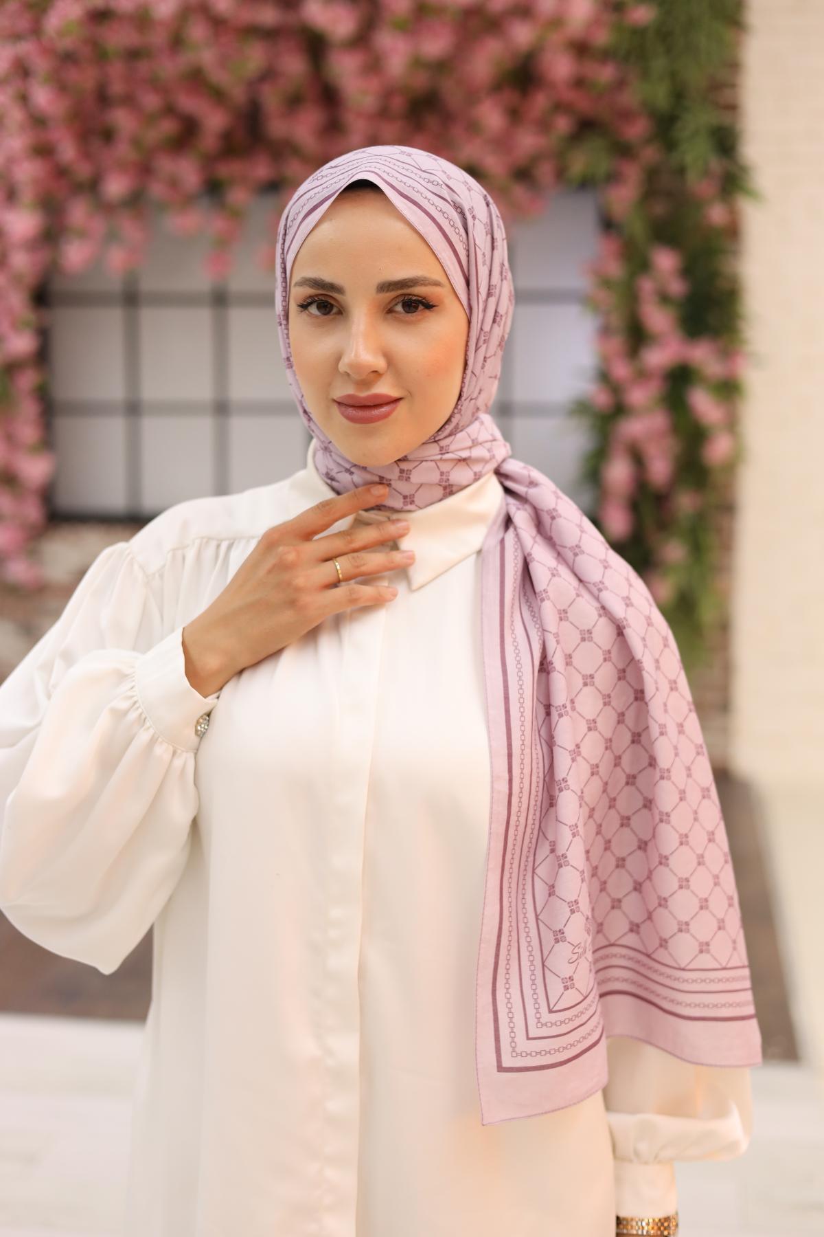 Silk Home Olinda Şal 49005-29 Gül Kurusu, Koyu Gül Kurusu