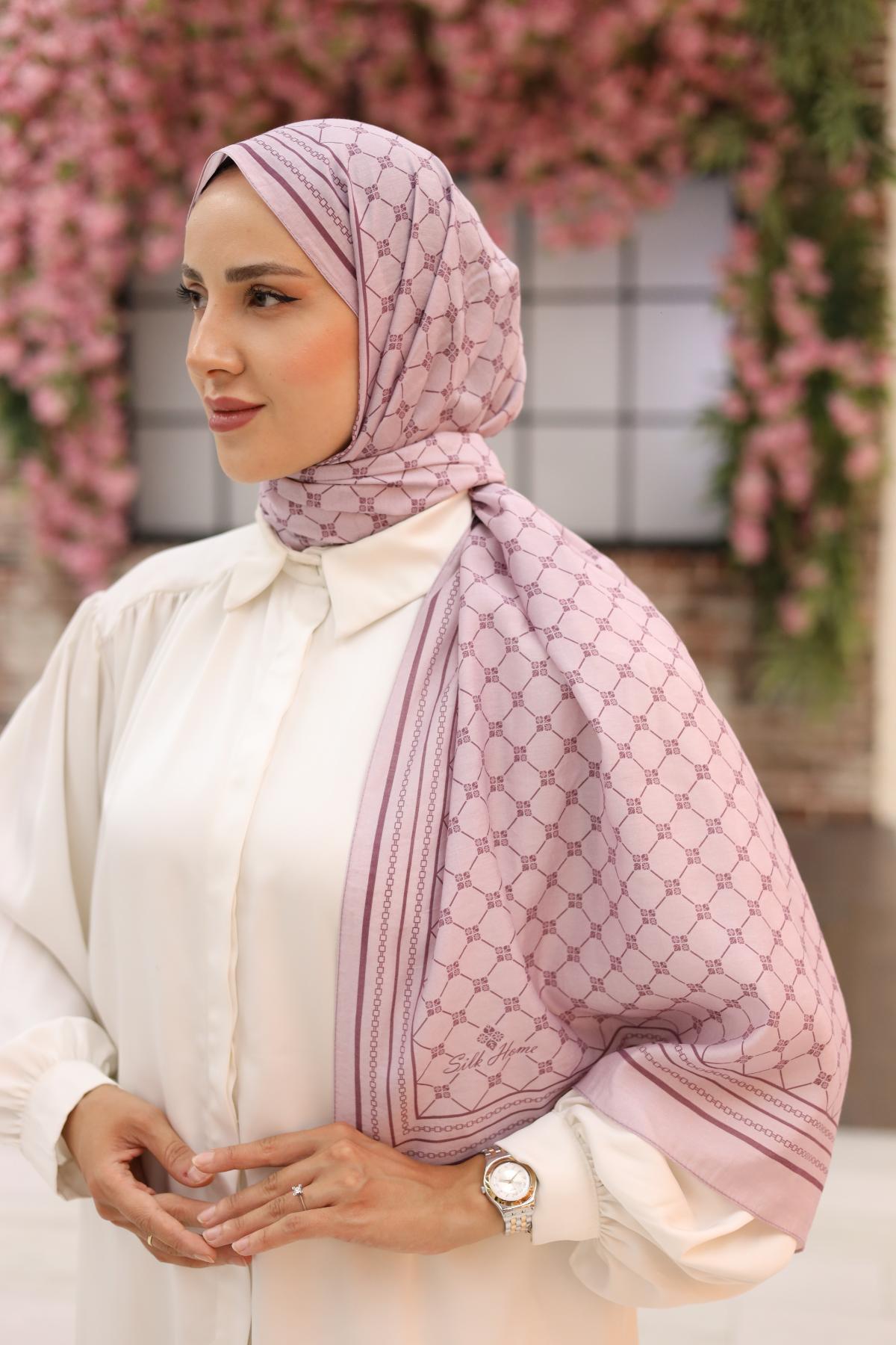 Silk Home Olinda Şal 49005-29 Gül Kurusu, Koyu Gül Kurusu