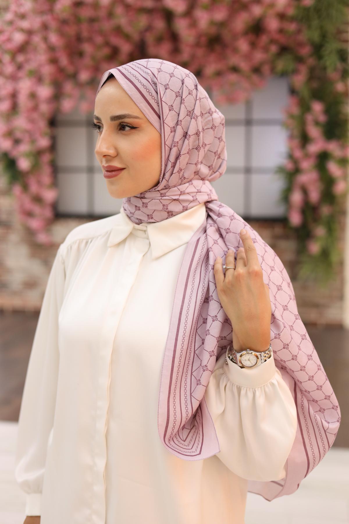 Silk Home Olinda Şal 49005-29 Gül Kurusu, Koyu Gül Kurusu