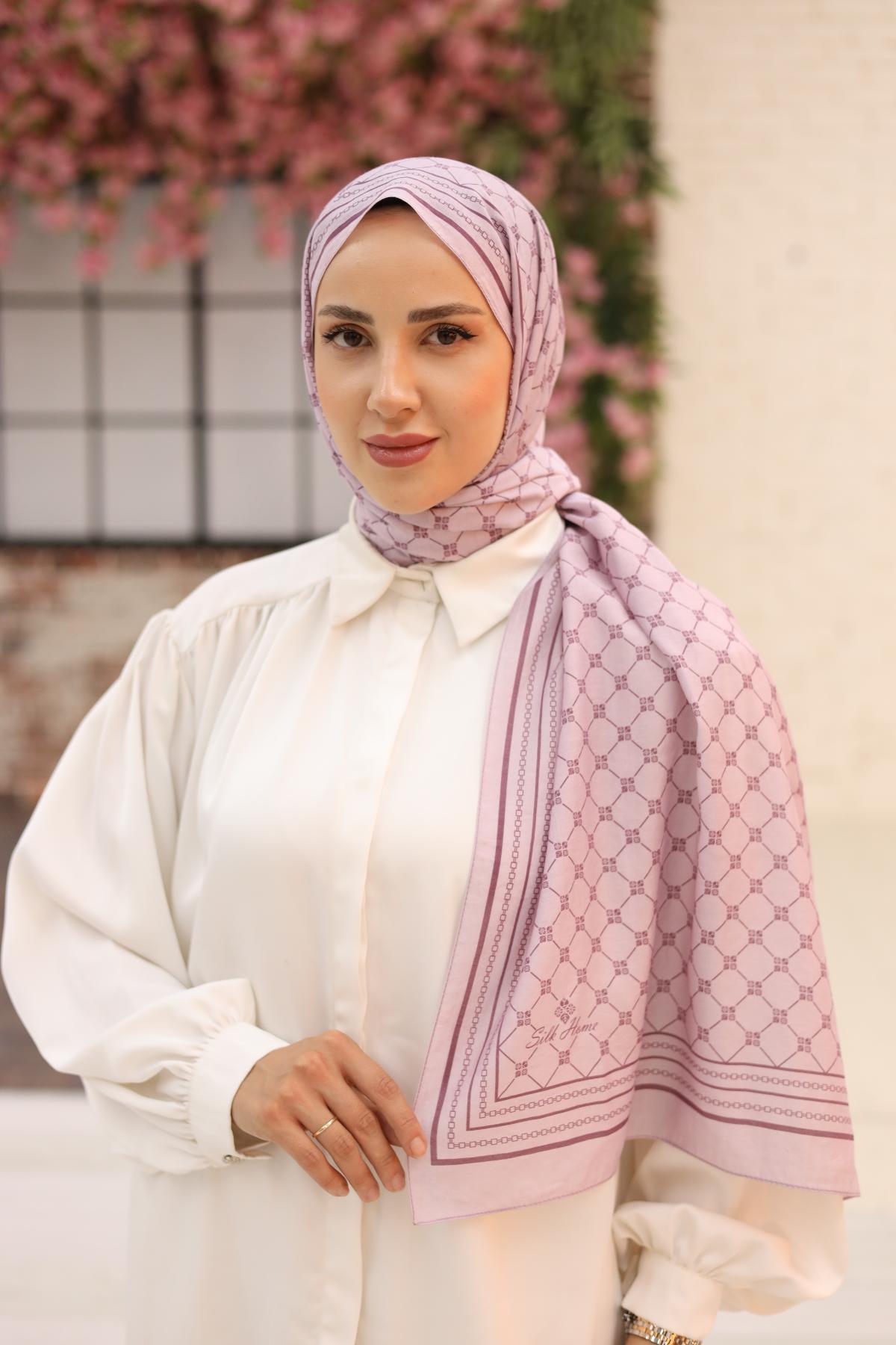 Silk Home Olinda Şal 49005-29 Gül Kurusu, Koyu Gül Kurusu