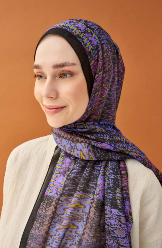Silk Home Riva Şal Tencel Terra Siyah