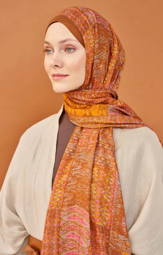 Silk Home Riva Şal Tencel Terra Taba