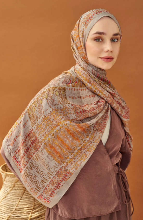 Silk Home Riva Şal Tencel Terra Vizon