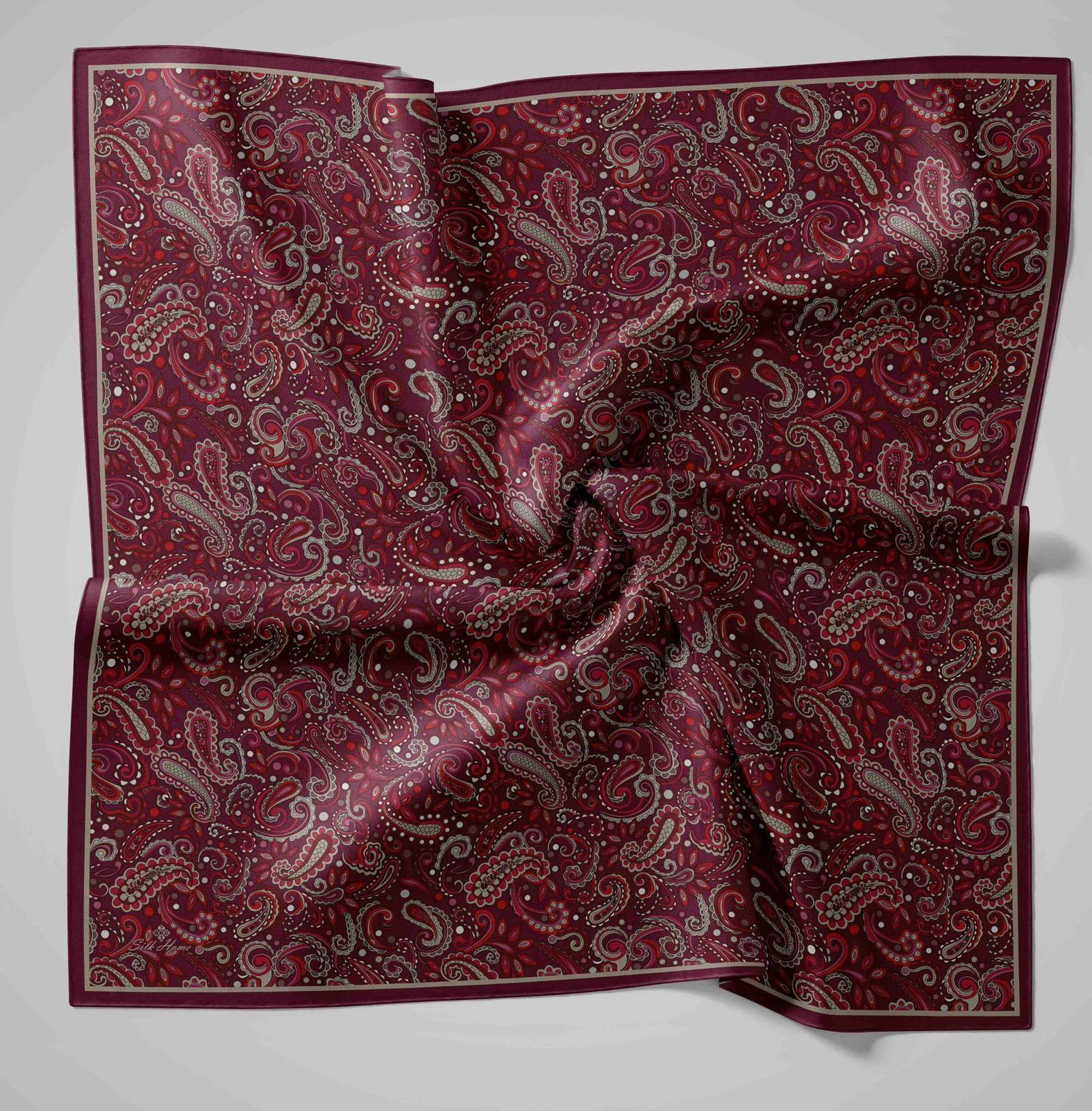 Silk Home Soft Eşarp 45854 Pembe Karışık Desen 