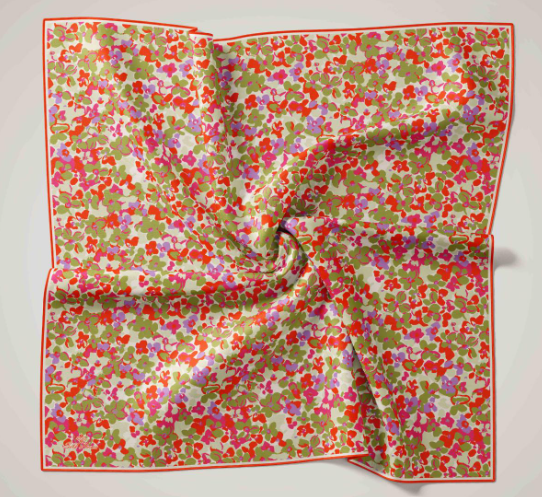 Silk Home Soft Eşarp 47308 Yeşil Karışık Desen 