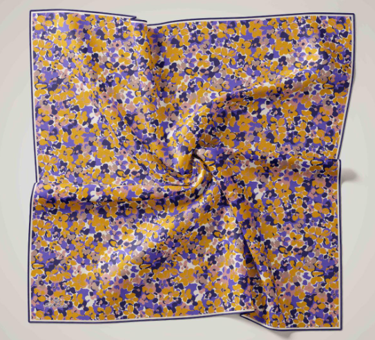 Silk Home Soft Eşarp 47318 Saks Karışık Desen 