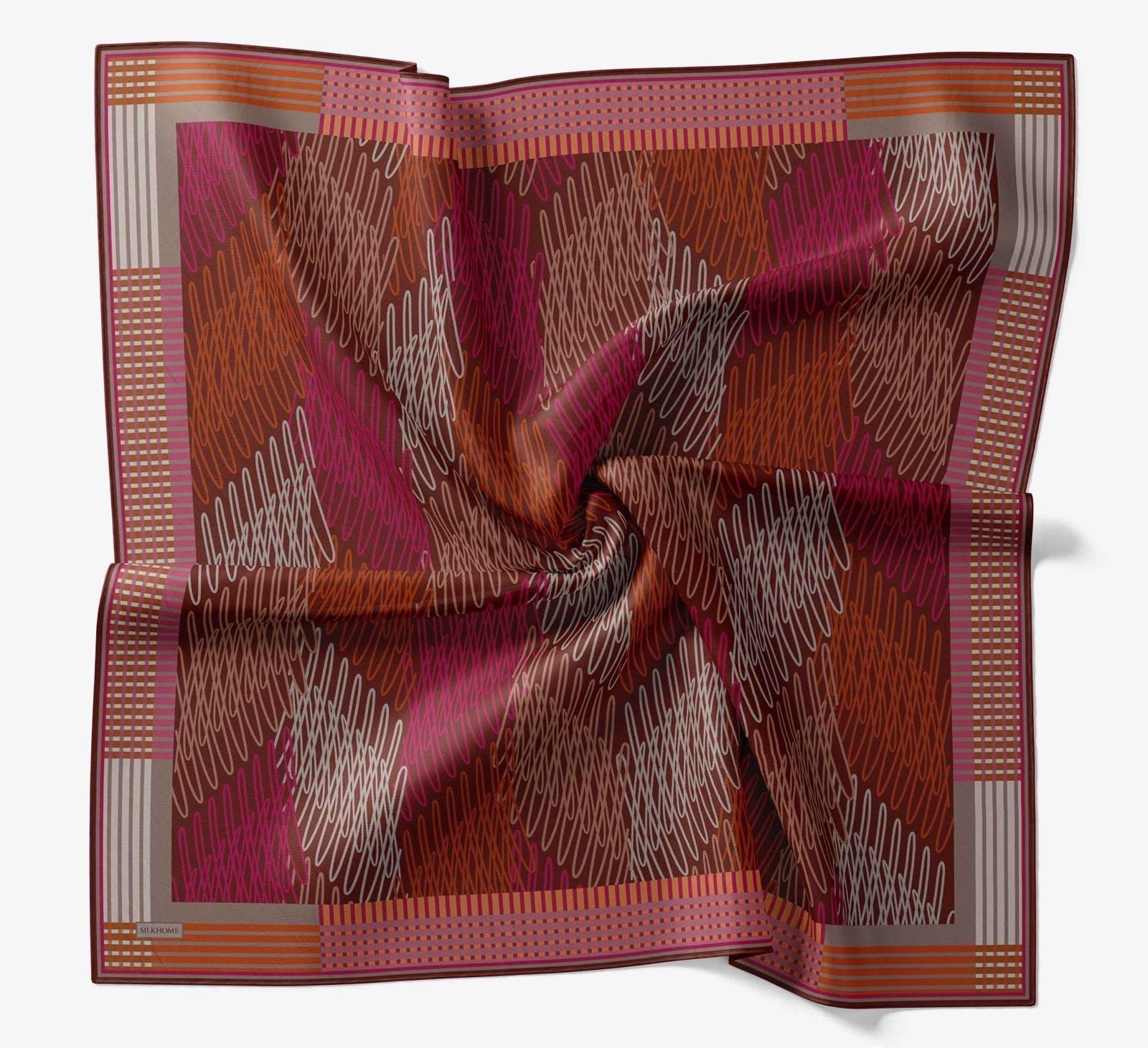 Silk Home Soft Eşarp Çizgi Desenli