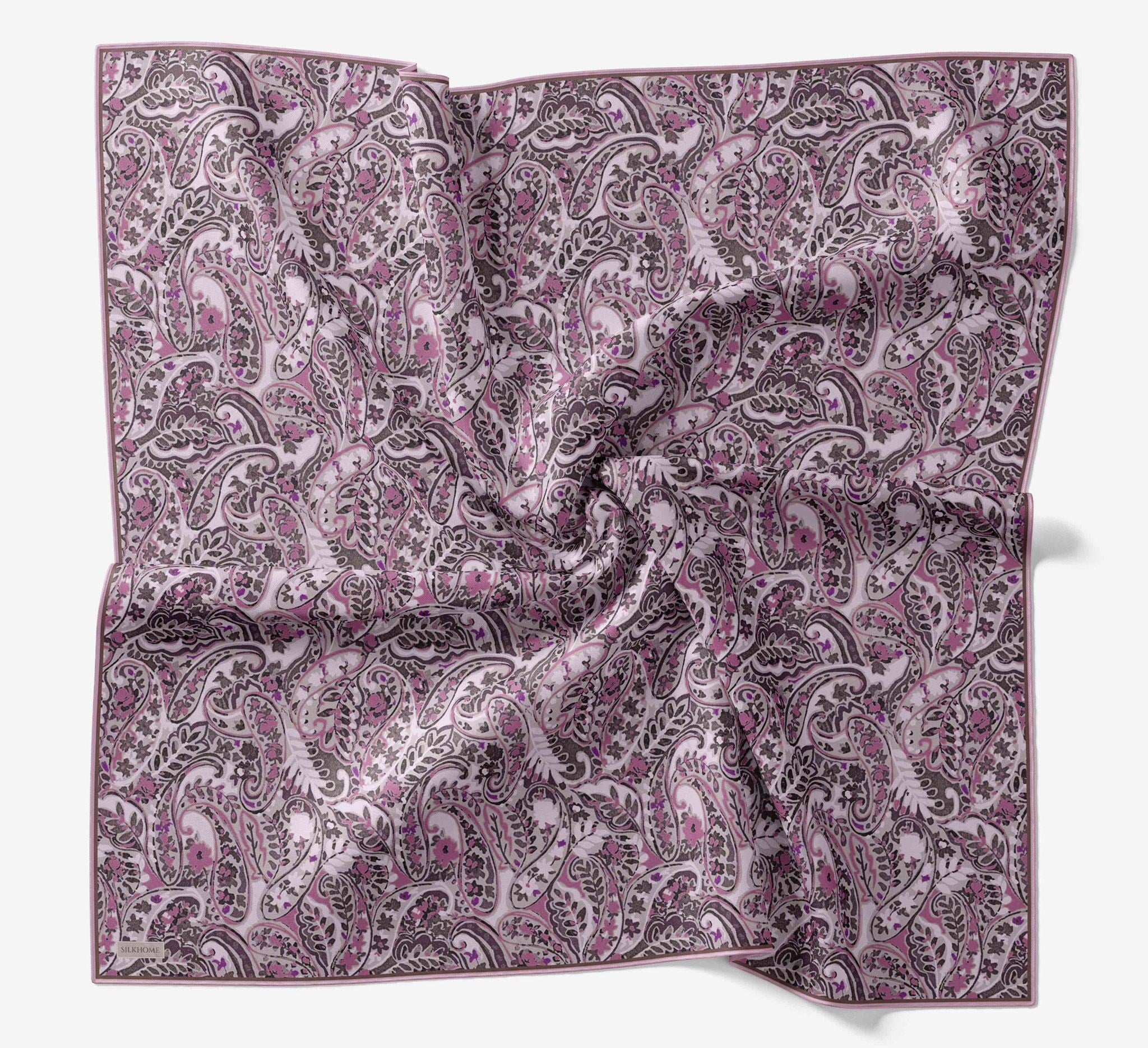 Silk Home Soft Eşarp IST 04675 - 11 Lila Etnik Desen