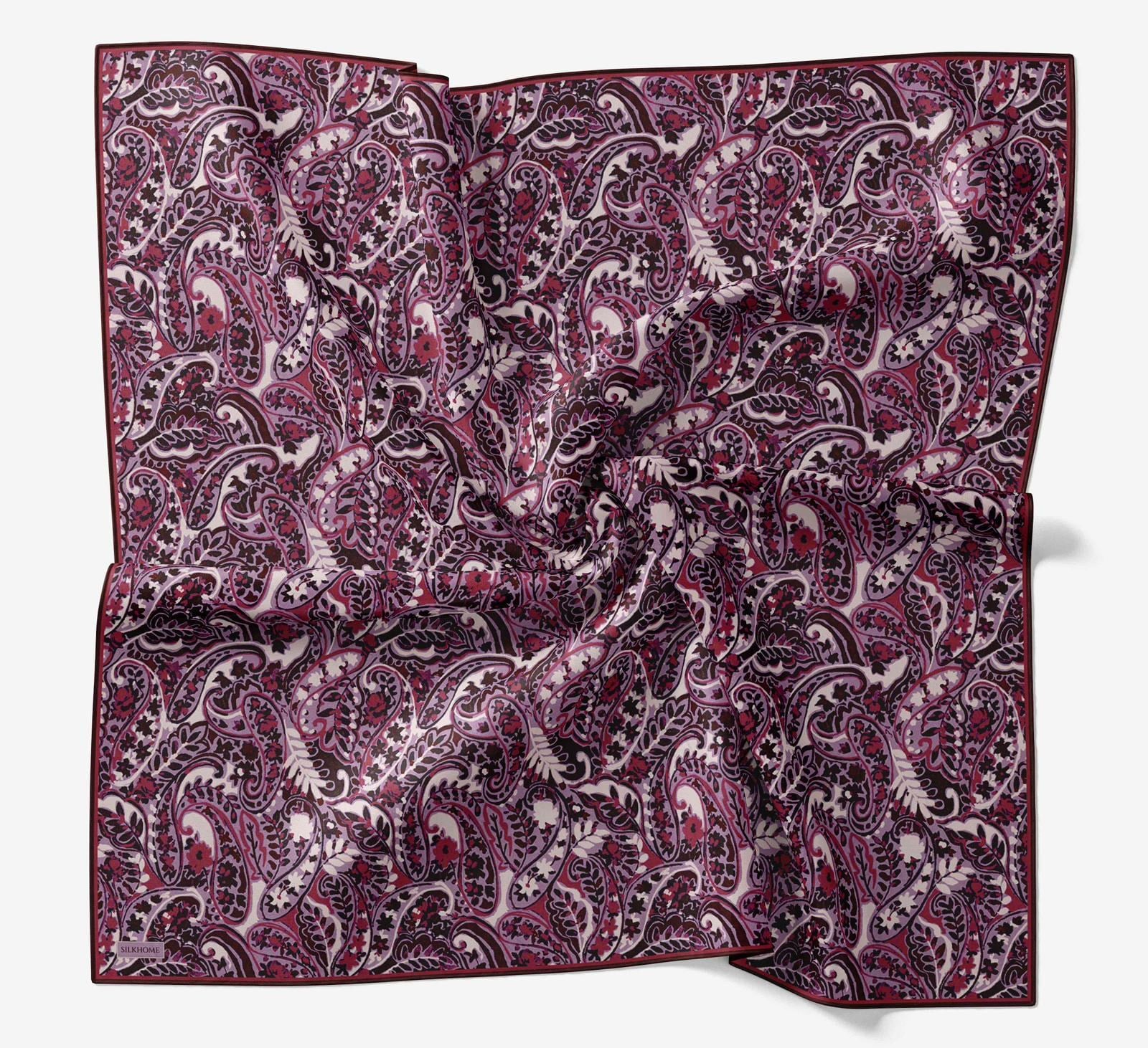 Silk Home Soft Eşarp IST 04675 - 4 Lila Etnik Desen
