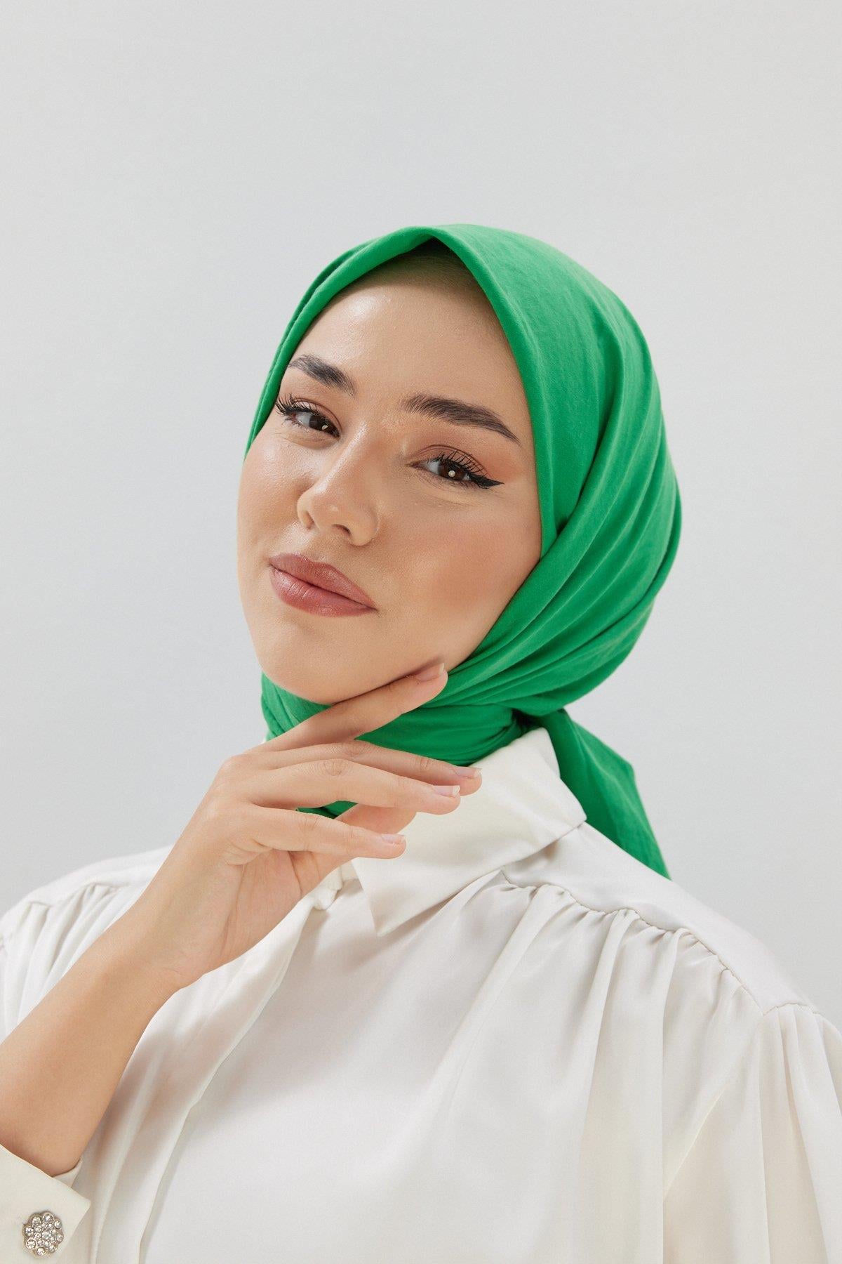 Silk Home Tensel Aerobin Eşarp 36785 Benetton Düz Renk 