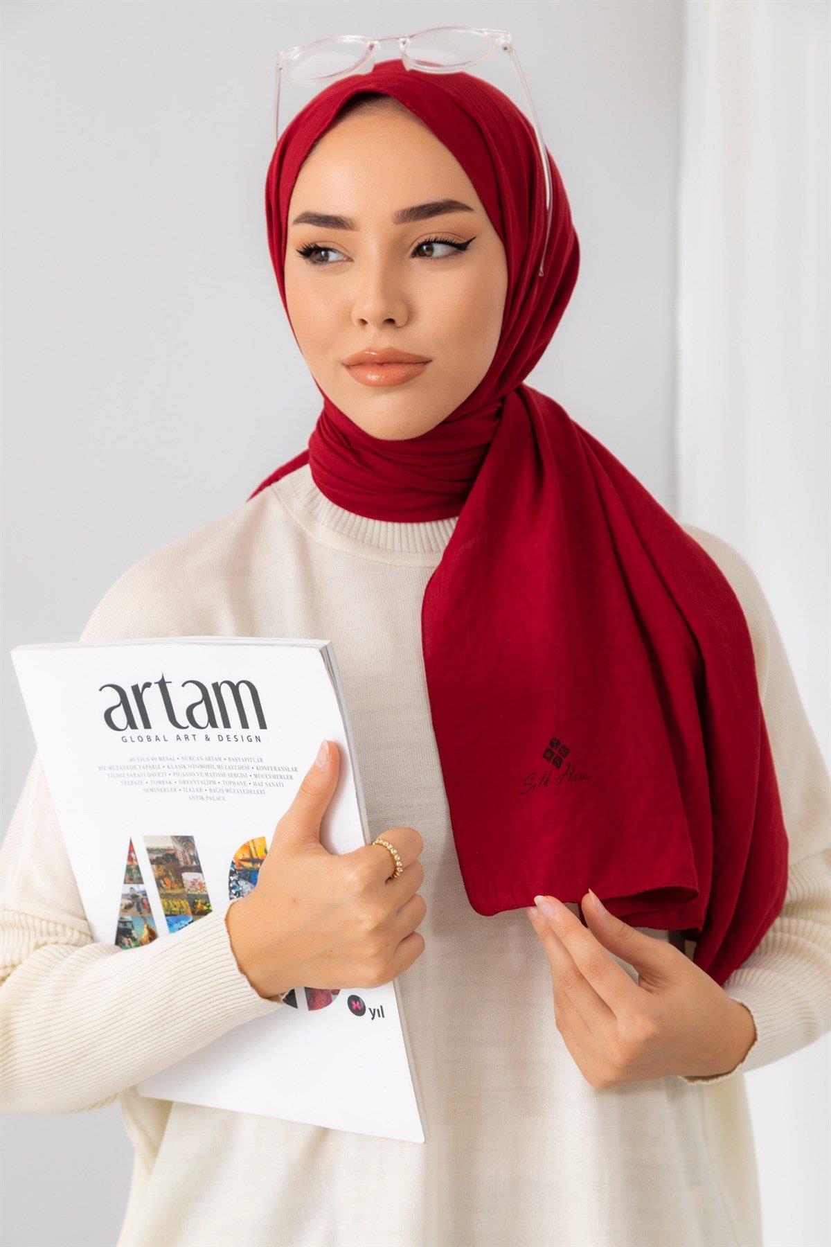 Silk Home Tensel Aerobin Şal 36810 Bordo
