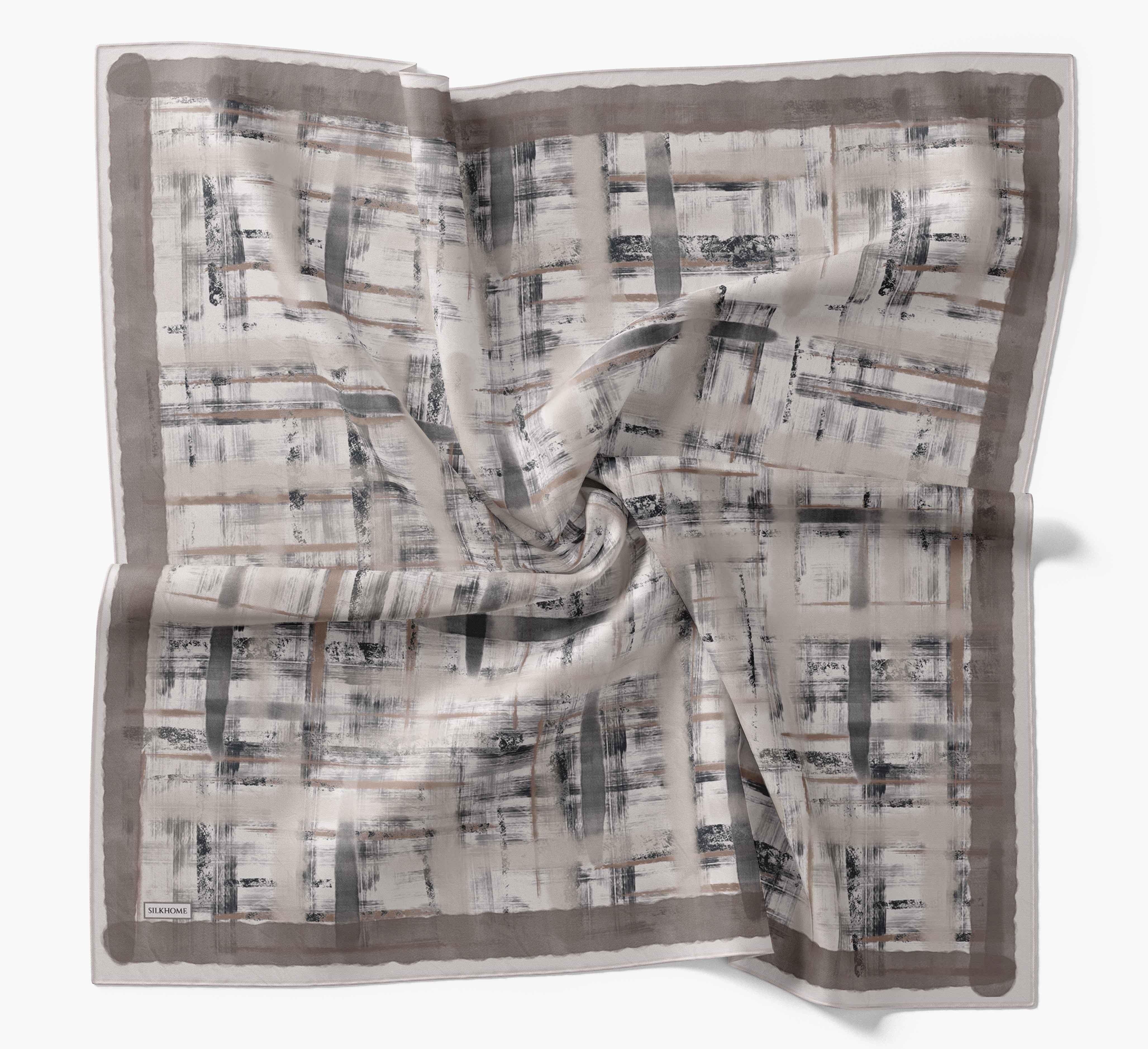 Silk Home Tivil İpek Eşarp 11527 - 01 Yeşil Batik Desen 