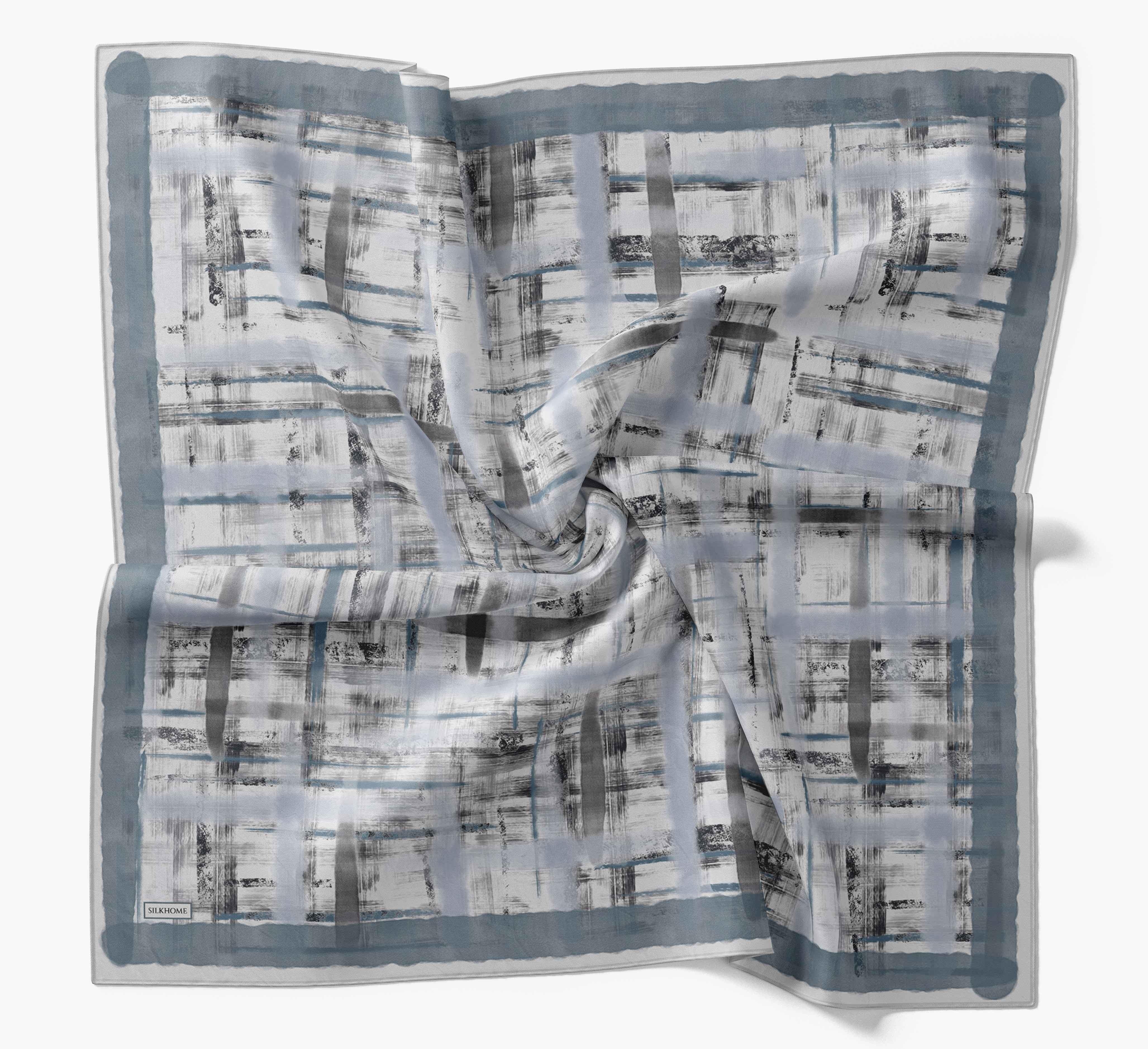 Silk Home Tivil İpek Eşarp 11527 - 02 Mint Yeşili Batik Desen 