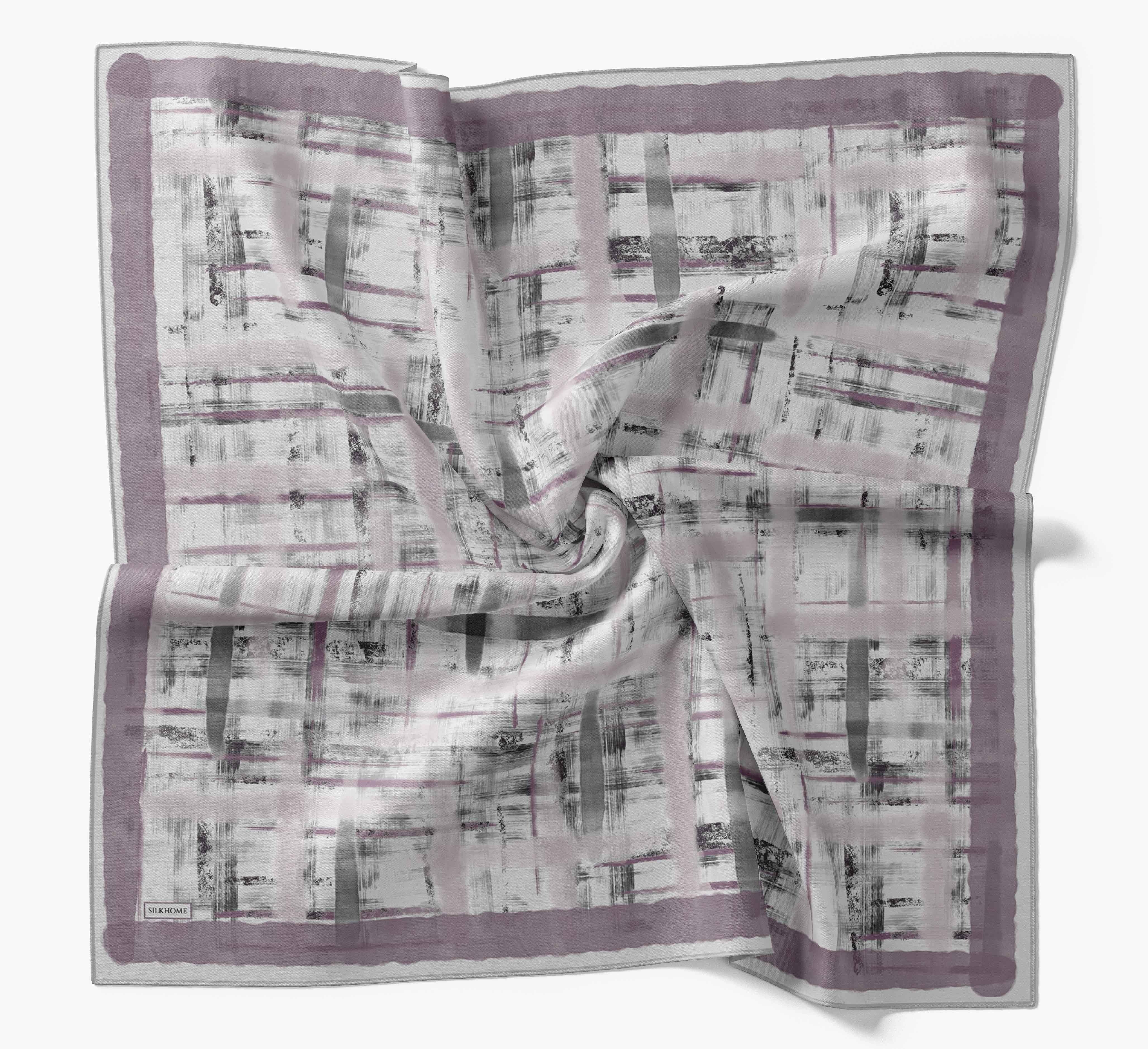 Silk Home Tivil İpek Eşarp 11527 - 10 Kamuflaj Yeşili Batik Desen 